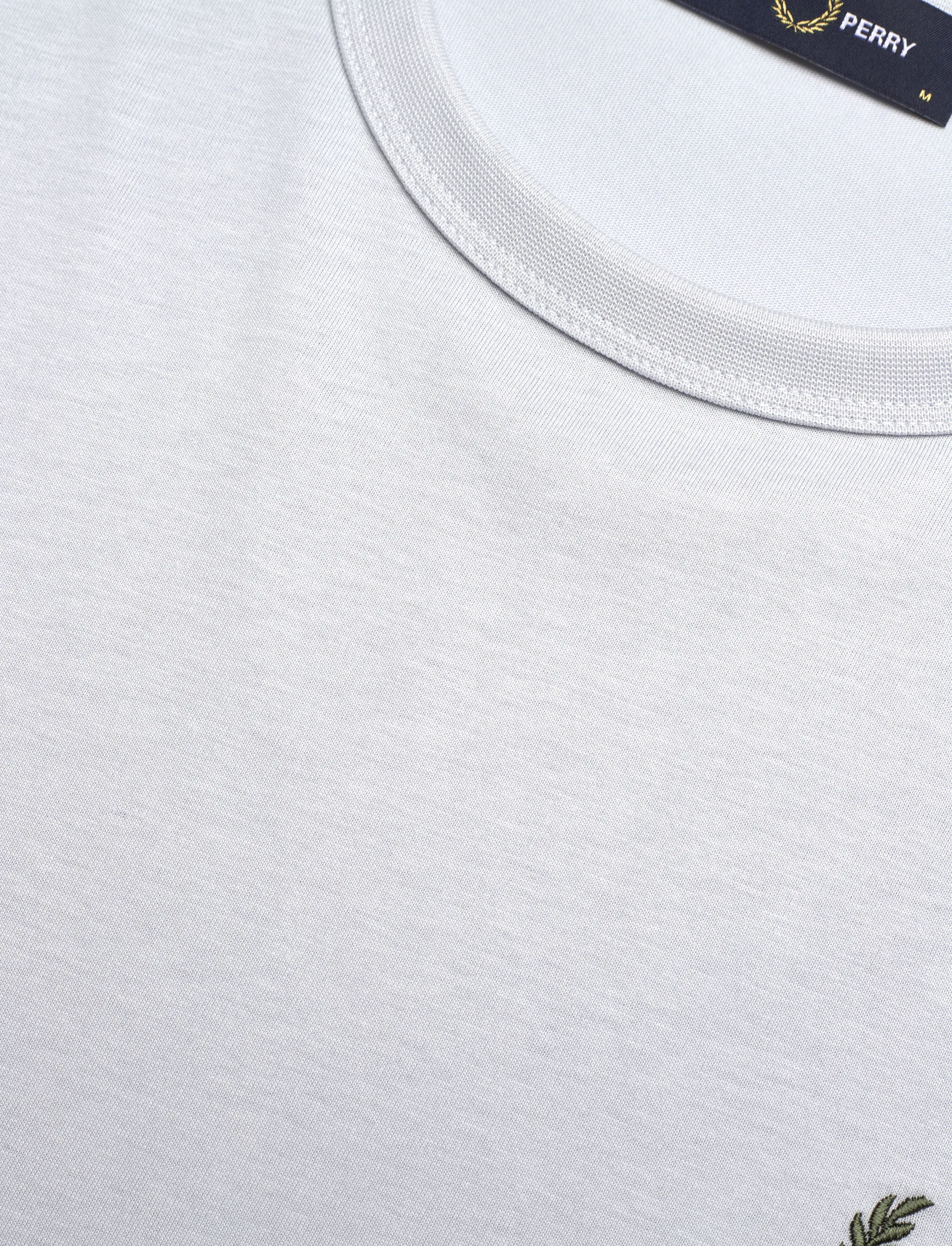 Fred Perry - RINGER T-SHIRT - short-sleeved t-shirts - dusky blue - 4