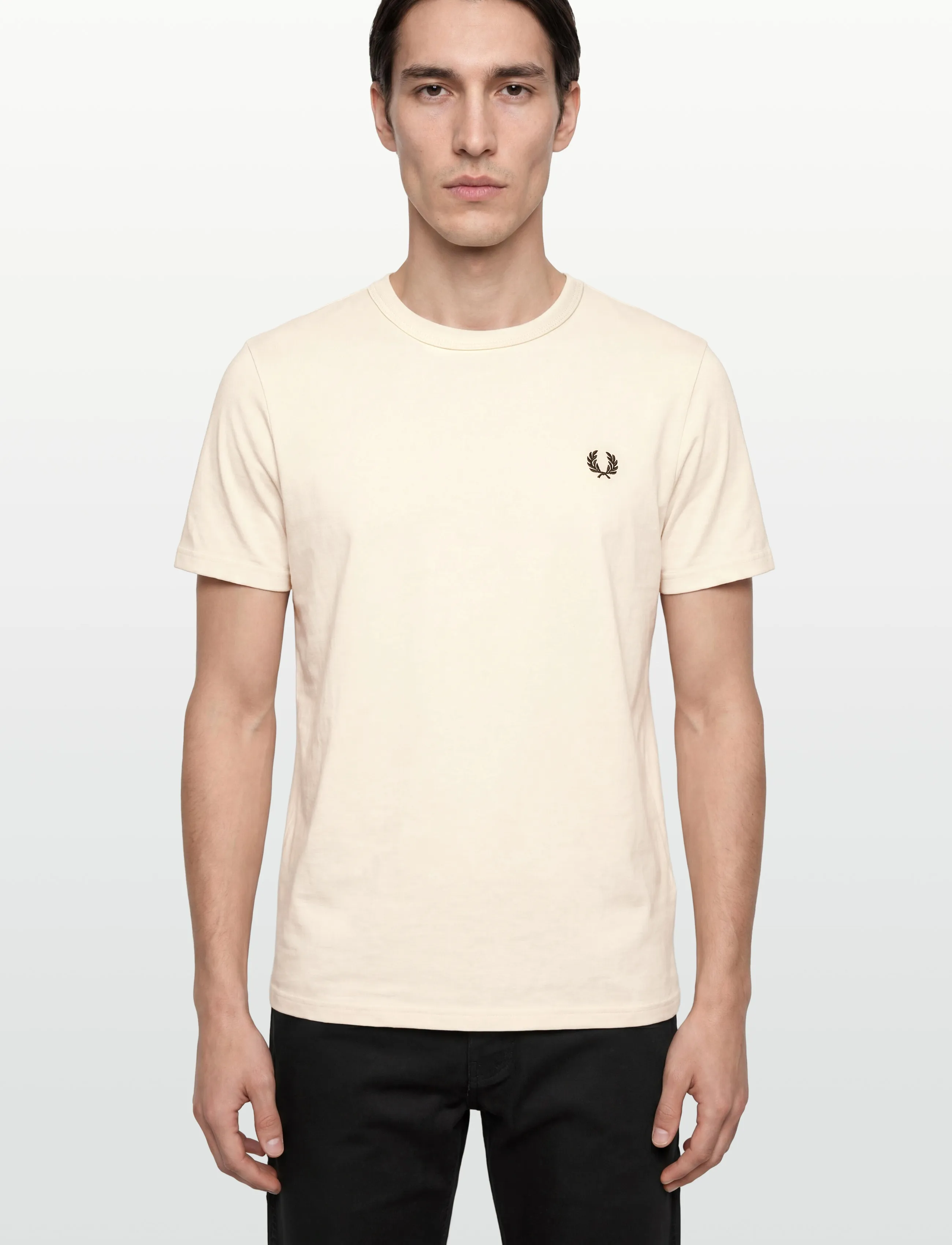 Fred Perry - RINGER T-SHIRT - stutterma bolir - ecru - 3