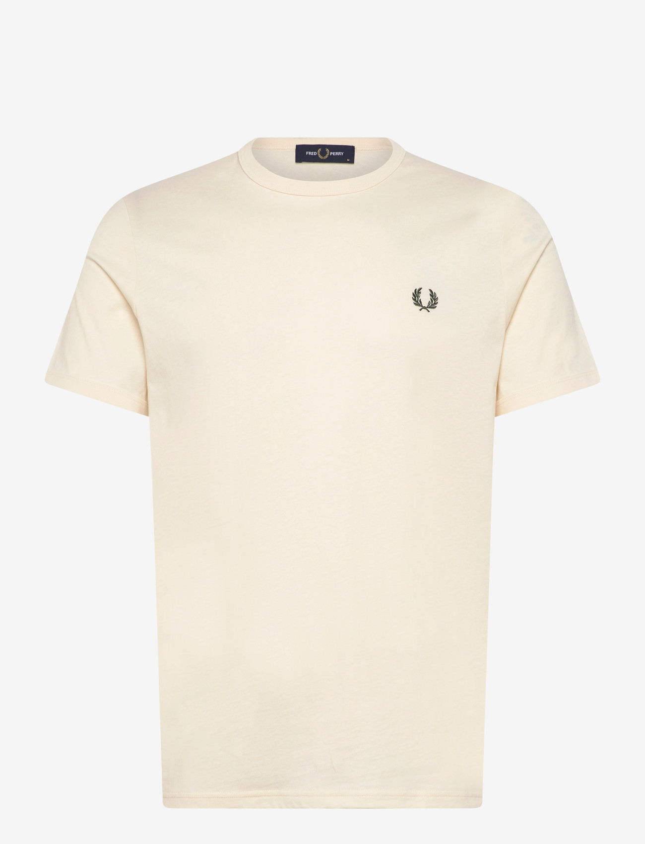 Fred Perry - RINGER T-SHIRT - kortærmede t-shirts - ecru - 1