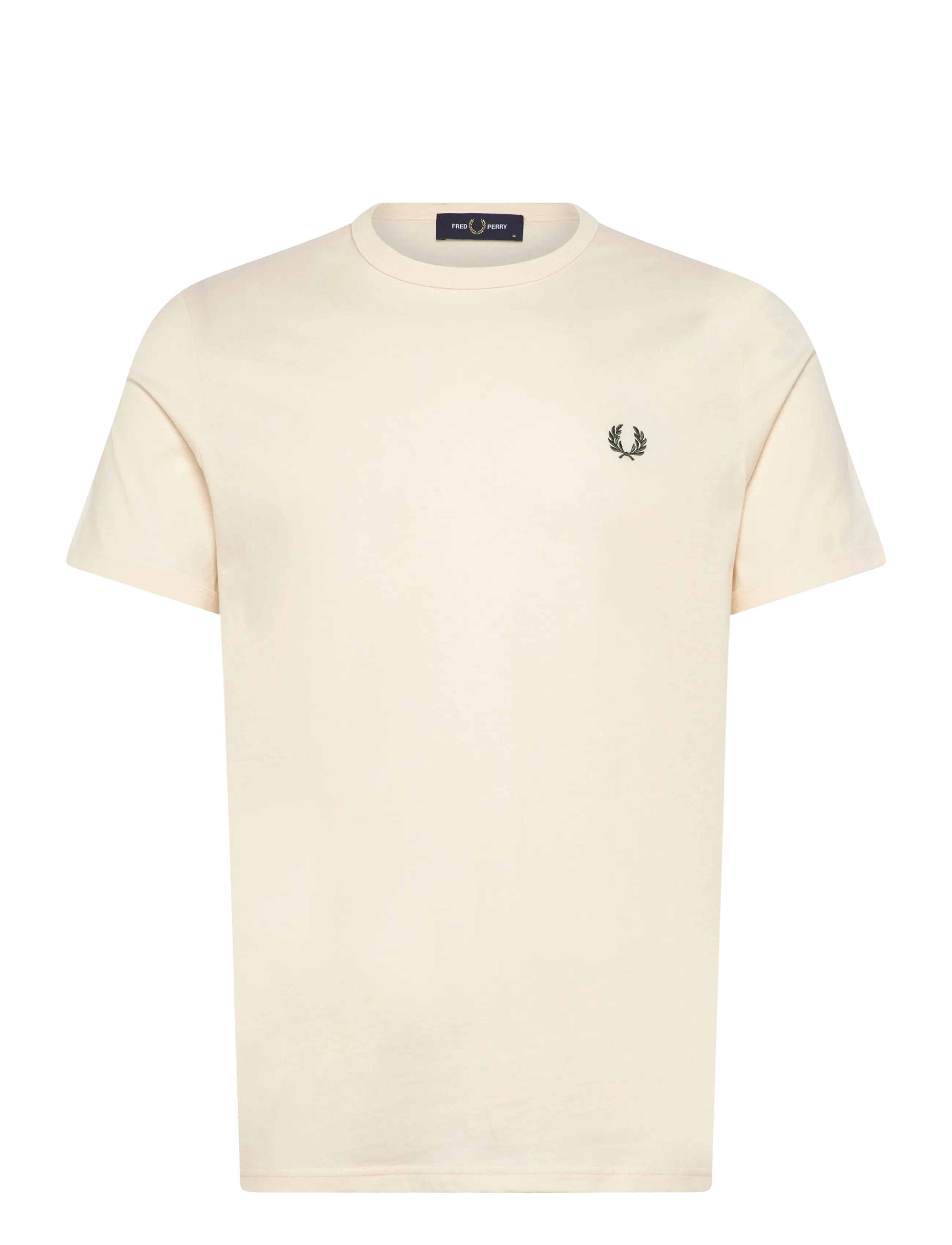Fred Perry RINGER T-SHIRT - Klær - ECRU / cream