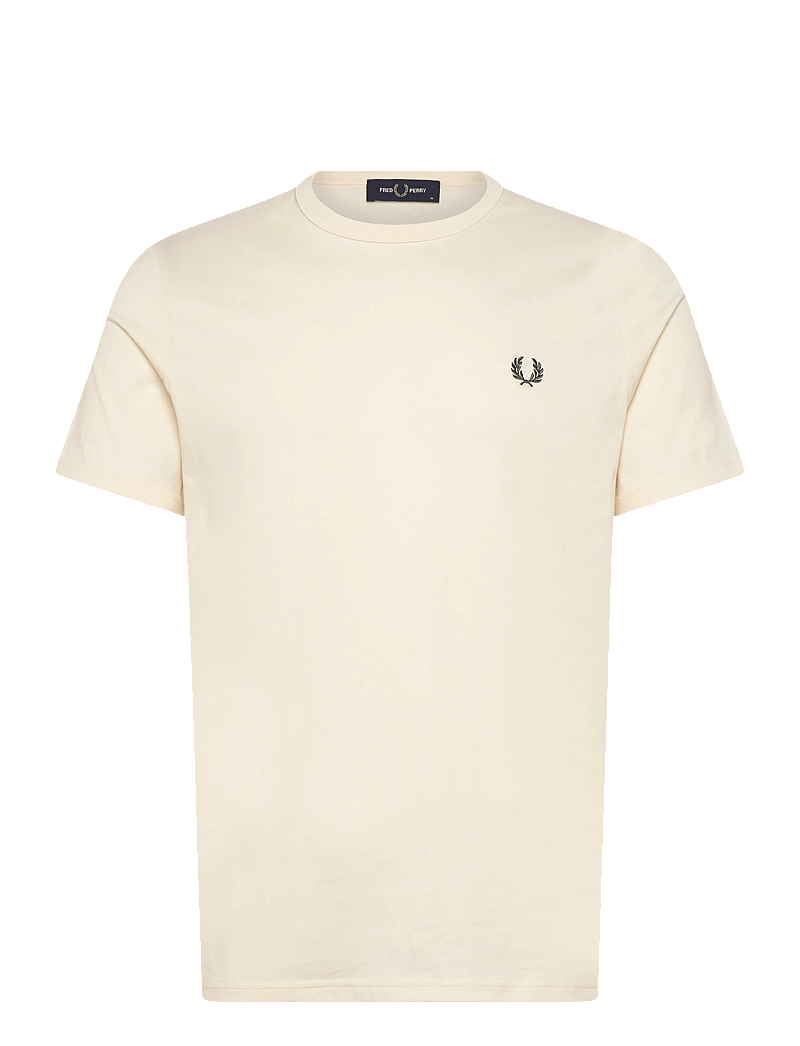 Fred Perry - RINGER T-SHIRT - kurzärmelig - ecru - 1