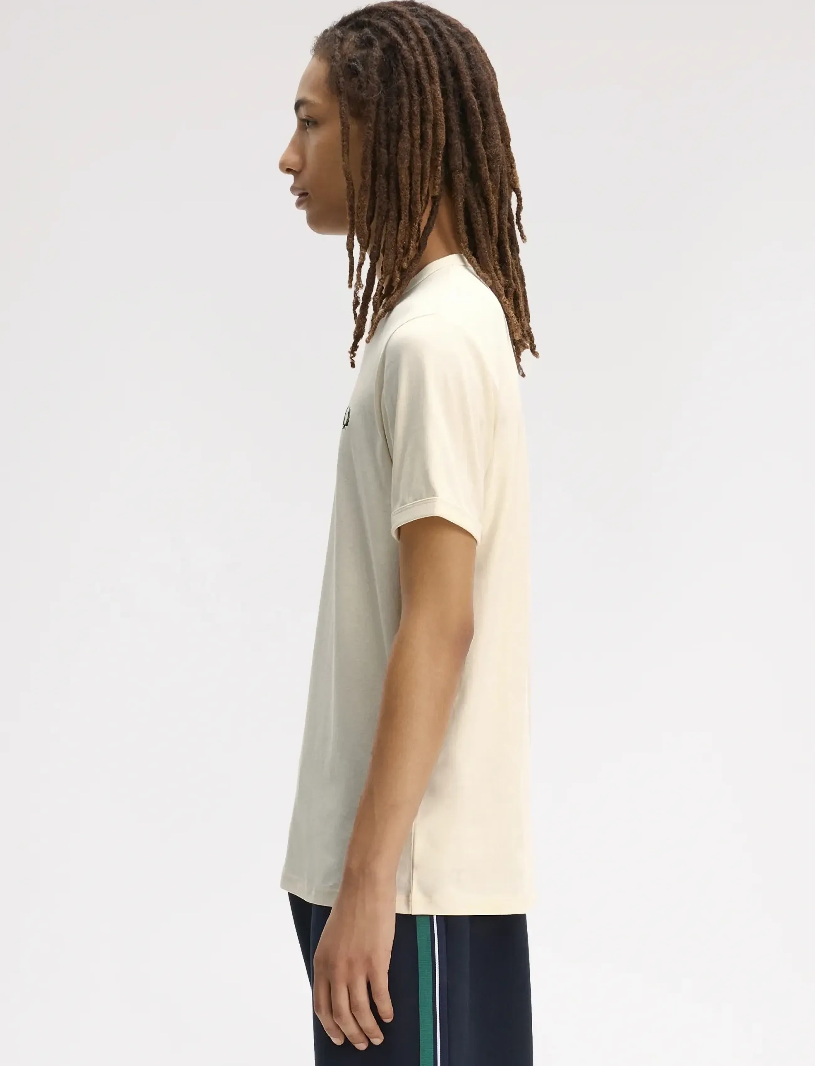 Fred Perry - RINGER T-SHIRT - short-sleeved t-shirts - ecru - 3