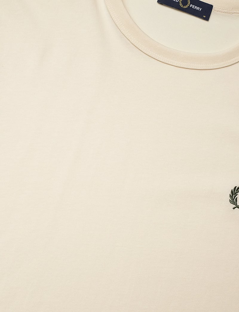 Fred Perry - RINGER T-SHIRT - kurzärmelig - ecru - 4