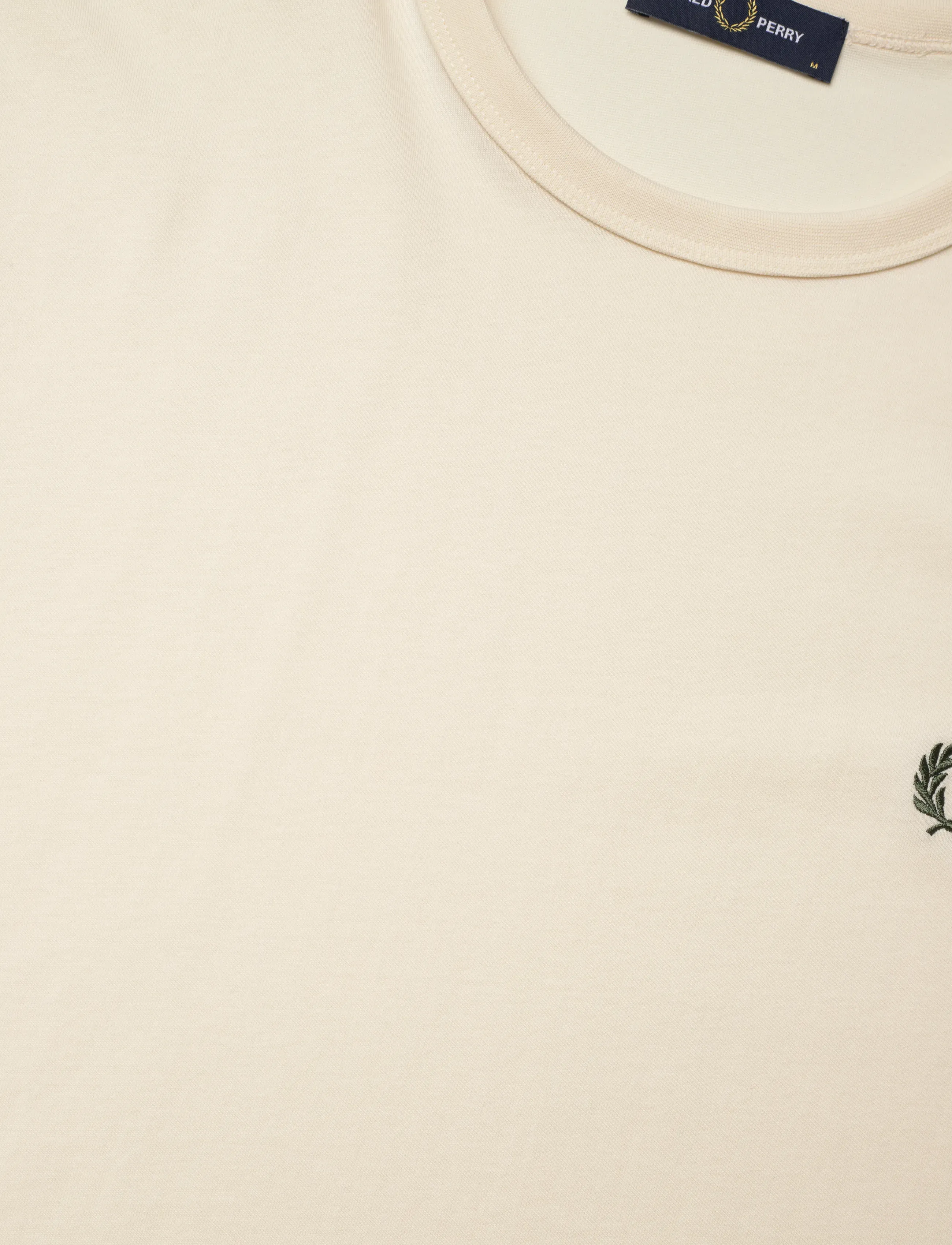 Fred Perry - RINGER T-SHIRT - short-sleeved t-shirts - ecru - 4