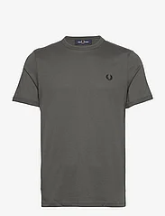 Fred Perry - RINGER T-SHIRT - short-sleeved t-shirts - field green - 0