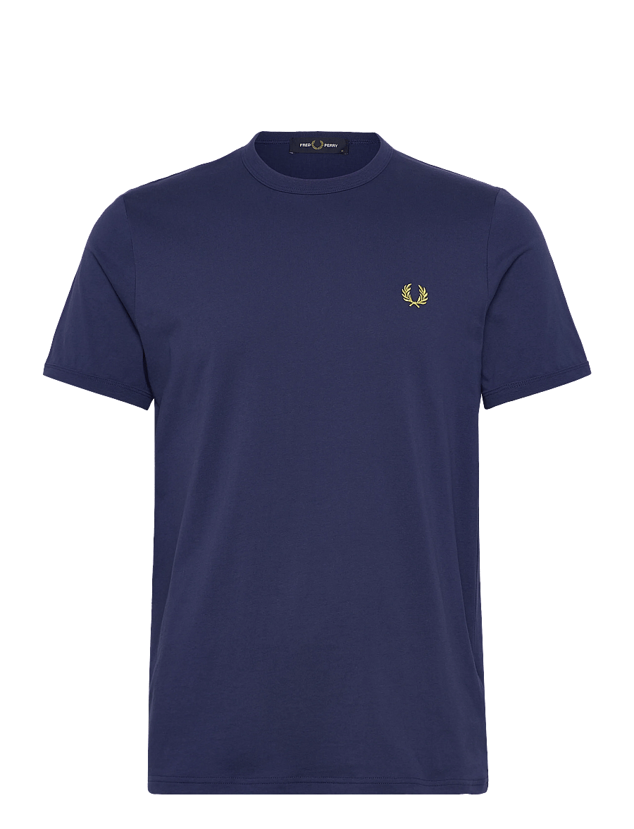 Fred Perry - RINGER T-SHIRT - short-sleeved t-shirts - french navy - 1