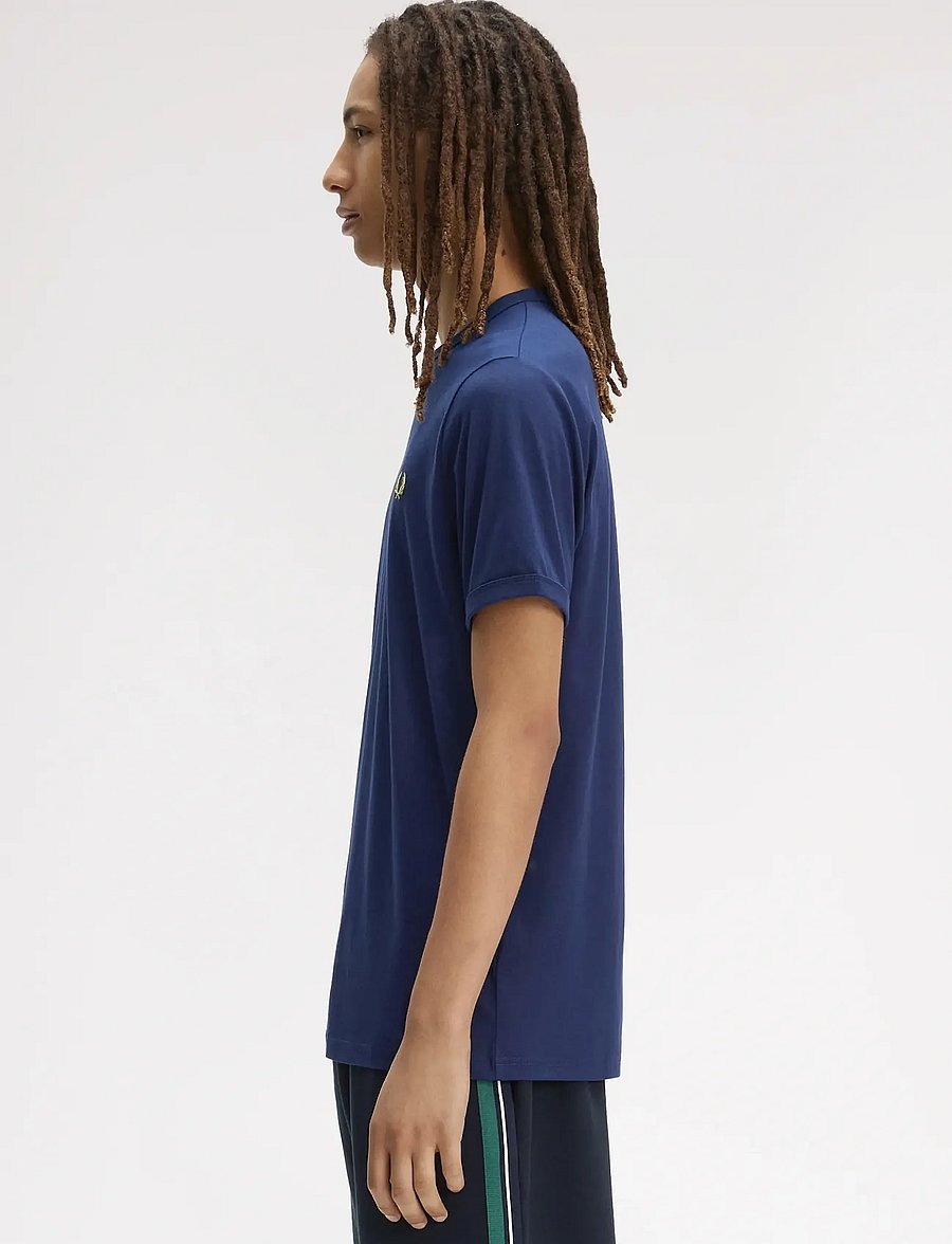 Fred Perry - RINGER T-SHIRT - short-sleeved t-shirts - french navy - 3