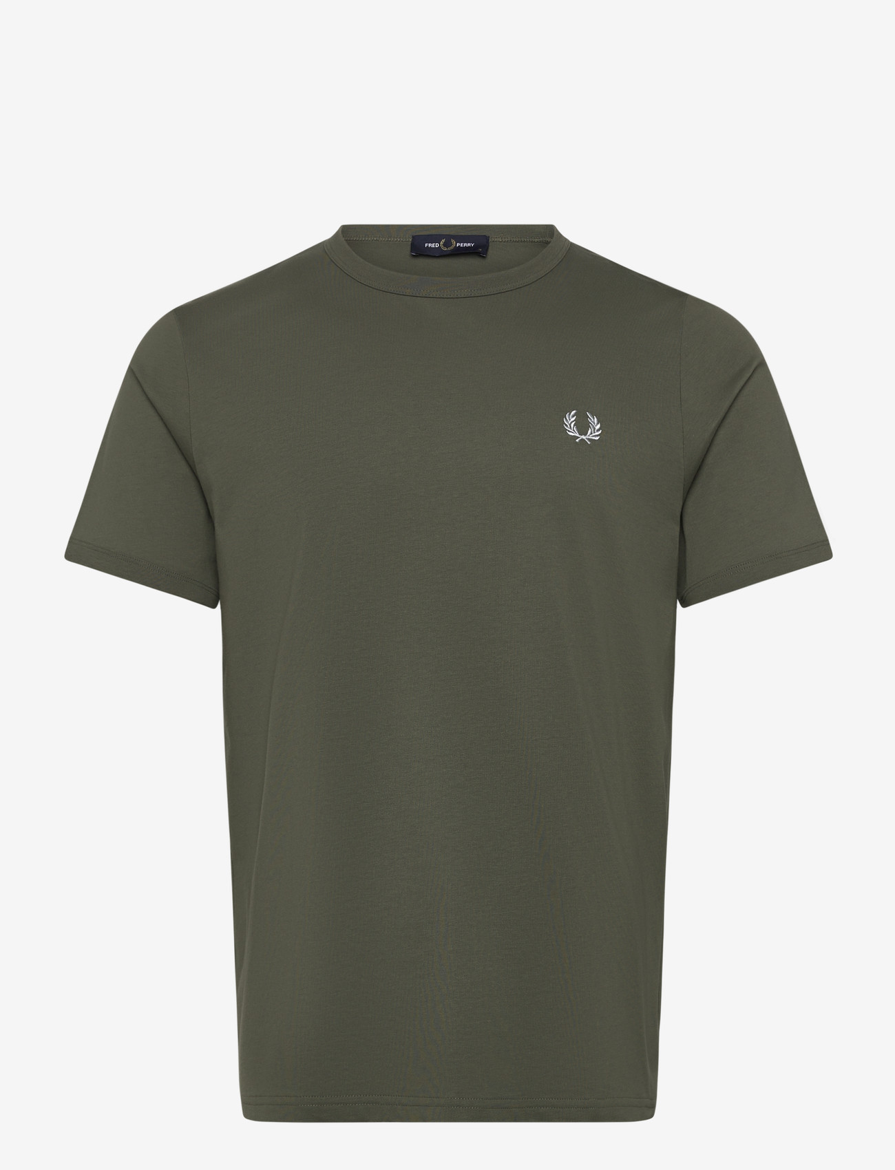 Fred Perry - RINGER T-SHIRT - kurzärmelig - laurel wreath green - 1
