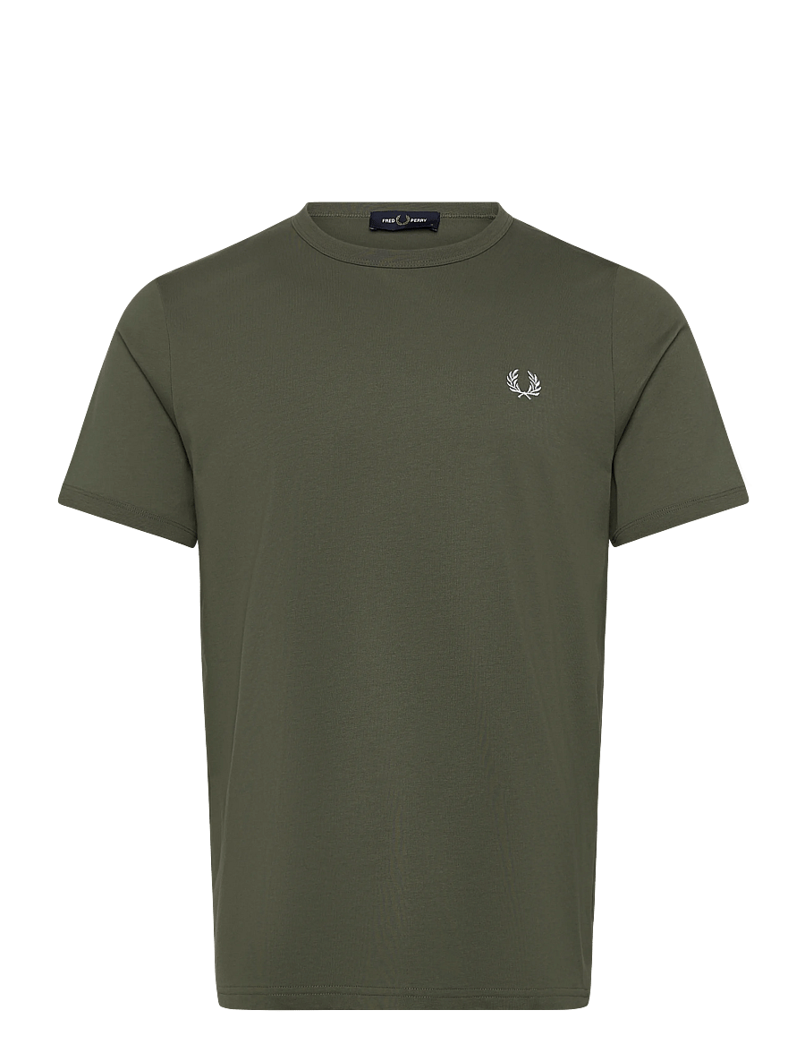 Fred Perry - RINGER T-SHIRT - short-sleeved t-shirts - laurel wreath green - 1