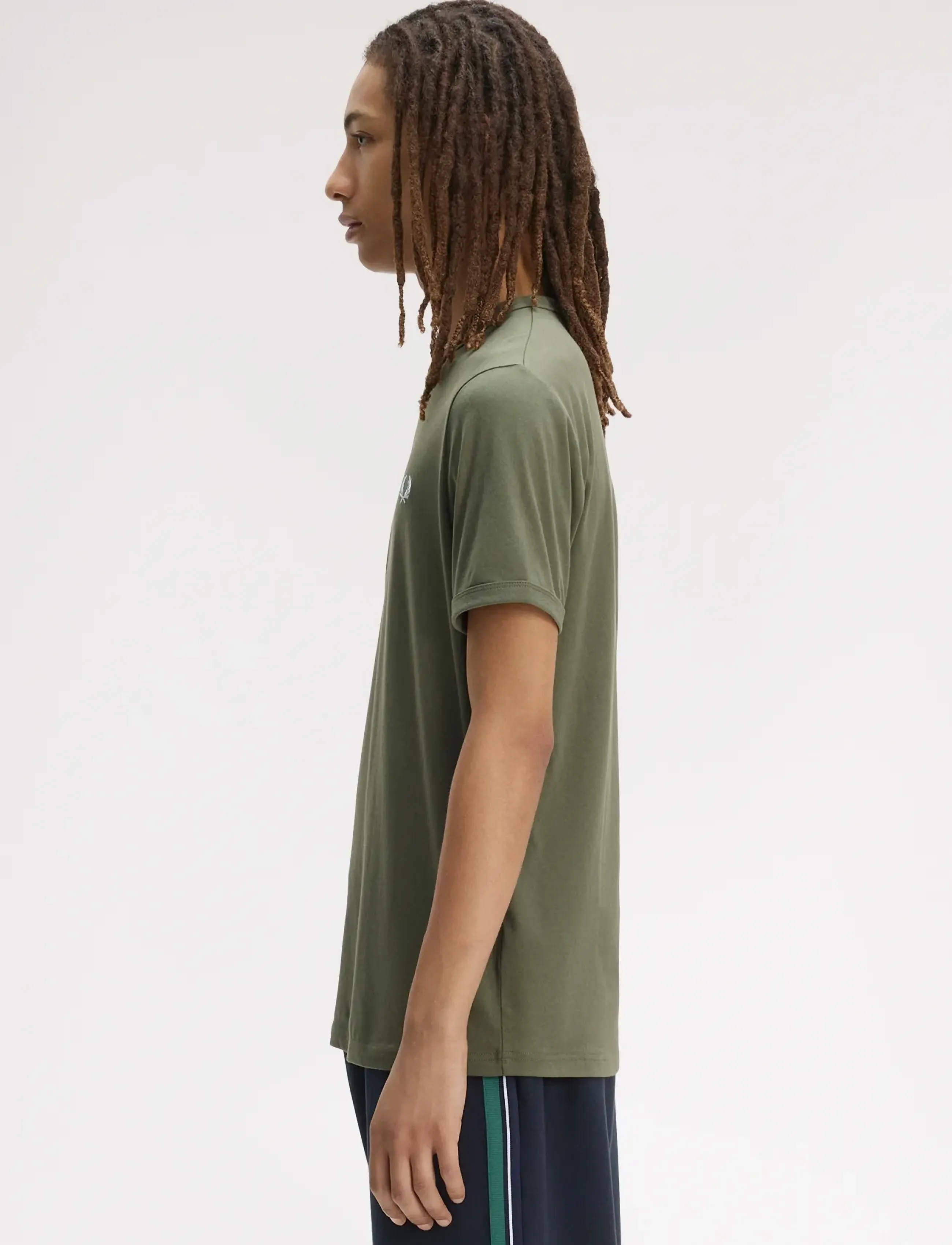 Fred Perry - RINGER T-SHIRT - kurzärmelig - laurel wreath green - 3