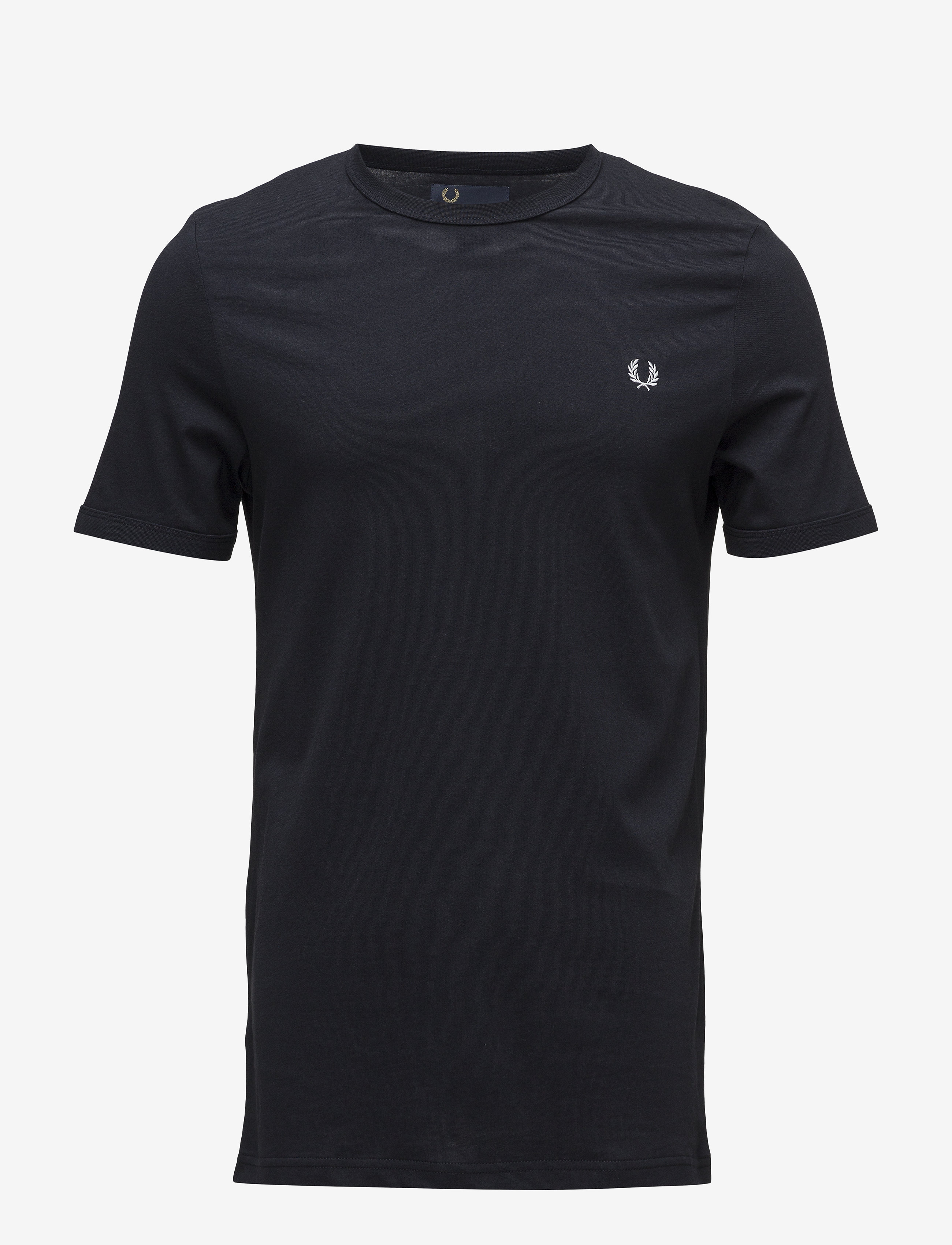 Fred Perry Ringer T-Shirt, Mænd, Ringer T-shirt, Blå, Str: XL