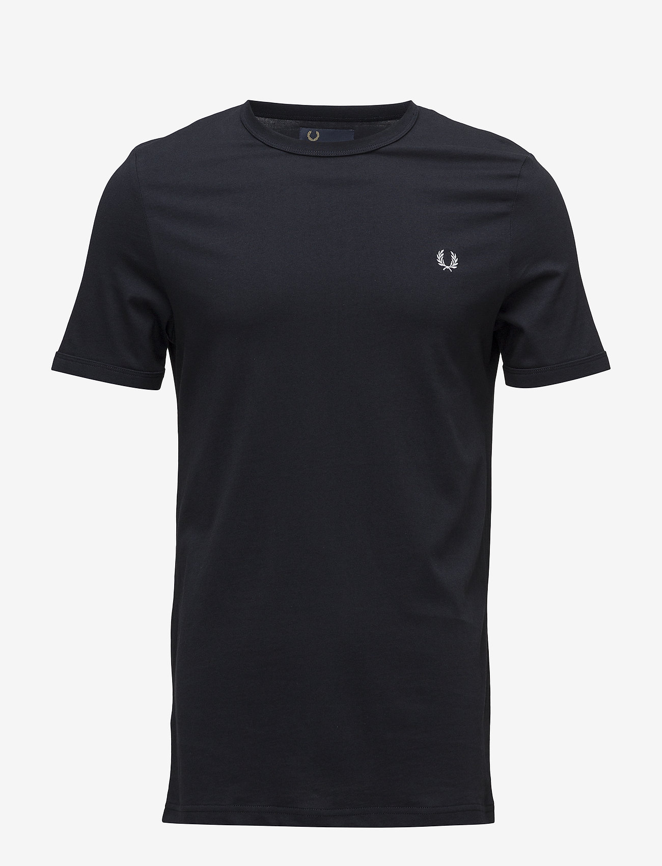 Fred Perry - RINGER T-SHIRT - kortärmade t-shirts - navy - 0
