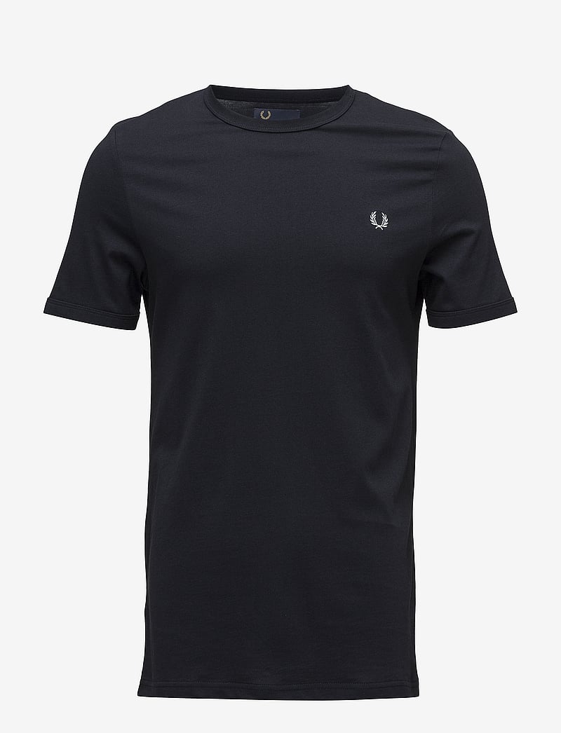 Fred Perry - RINGER T-SHIRT - kortärmade t-shirts - navy - 0