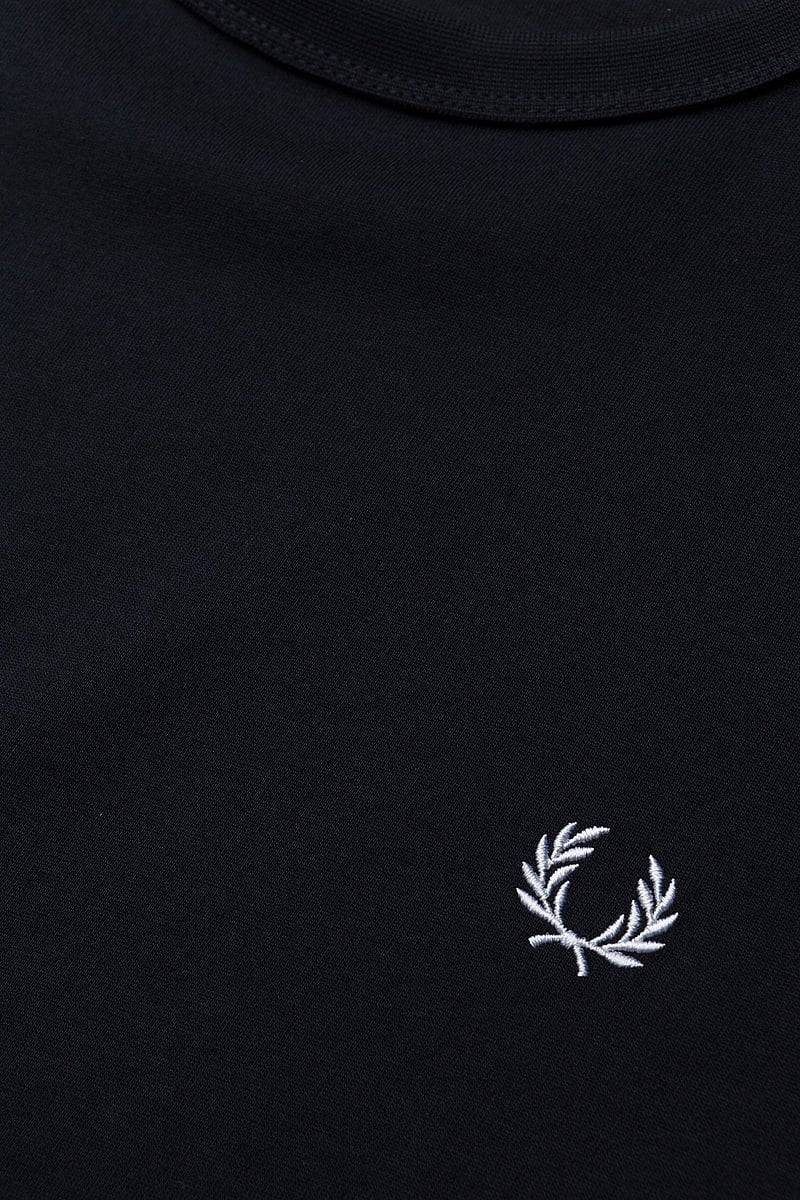 Fred Perry - RINGER T-SHIRT - kortärmade t-shirts - navy - 2