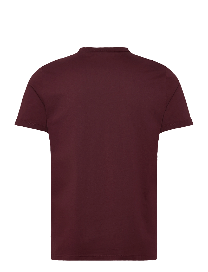 Fred Perry - RINGER T-SHIRT - lühikeste varrukatega t-särgid - oxblood - 1