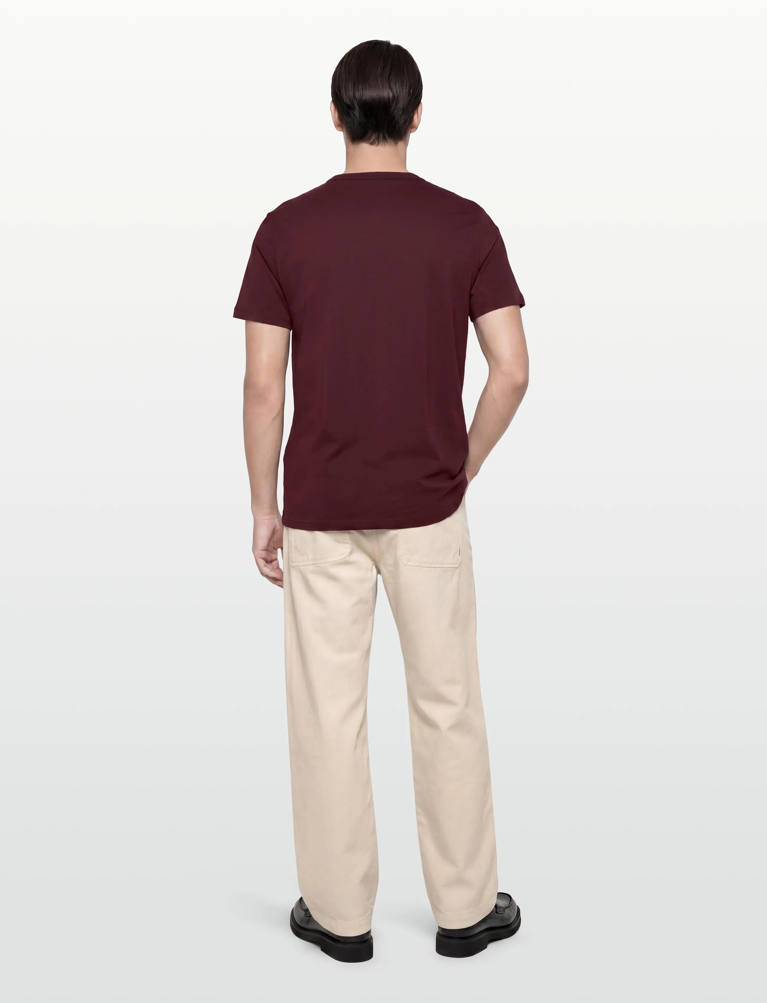 Fred Perry - RINGER T-SHIRT - lühikeste varrukatega t-särgid - oxblood - 4