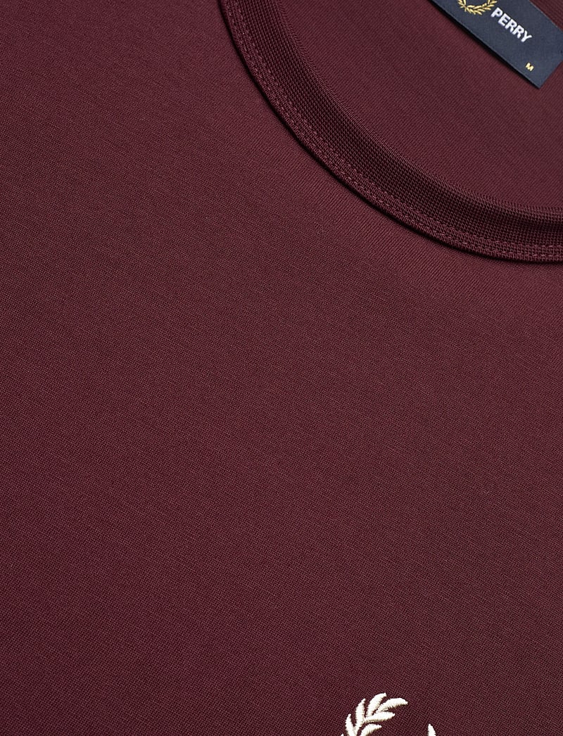 Fred Perry - RINGER T-SHIRT - lühikeste varrukatega t-särgid - oxblood - 2