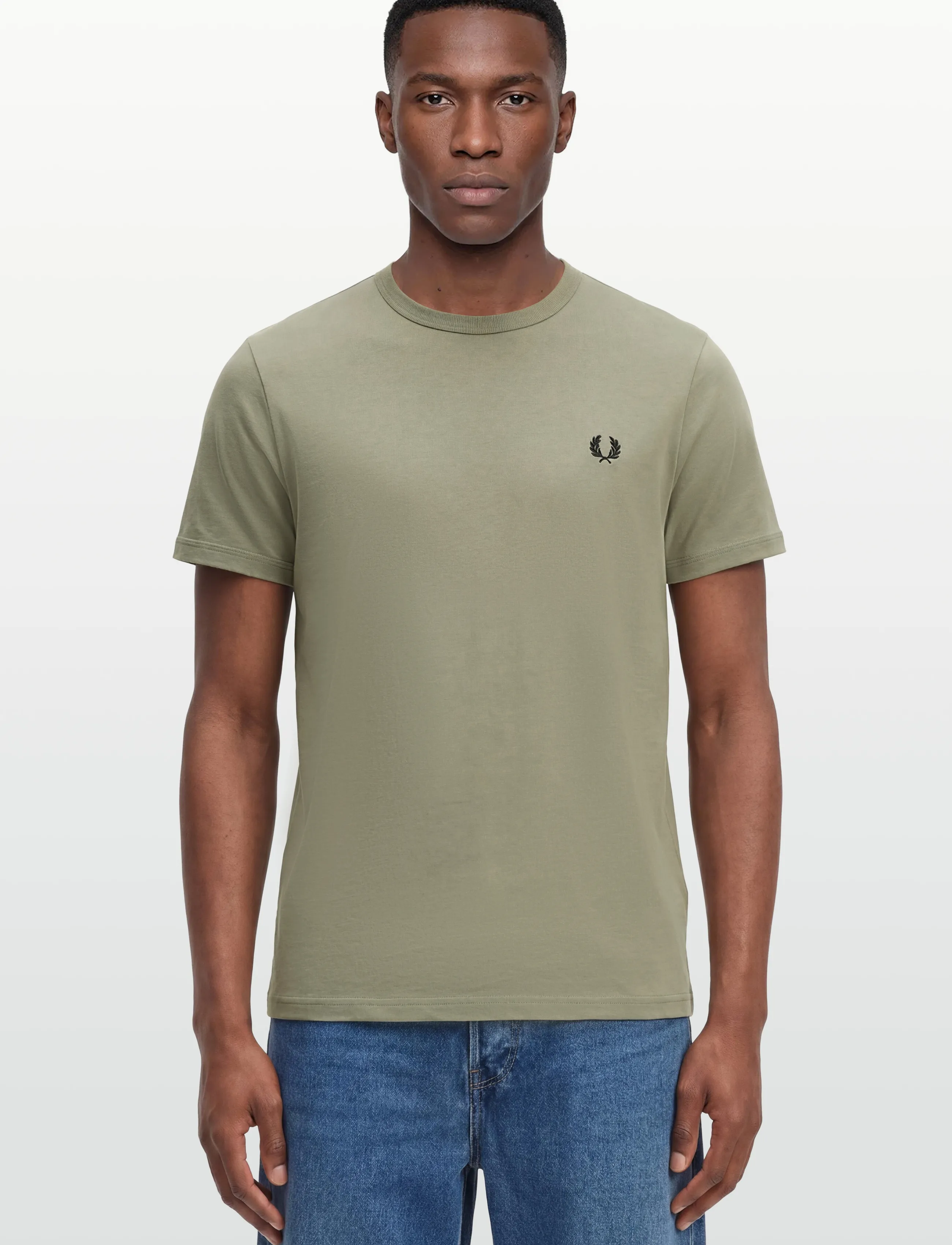 Fred Perry - RINGER T-SHIRT - stutterma bolir - seagrass - 3