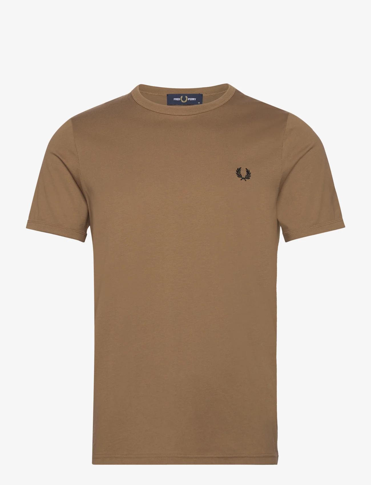 Fred Perry - RINGER T-SHIRT - basis-t-skjorter - shaded stone - 0