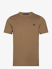 Fred Perry - RINGER T-SHIRT - basic t-shirts - shaded stone - 0