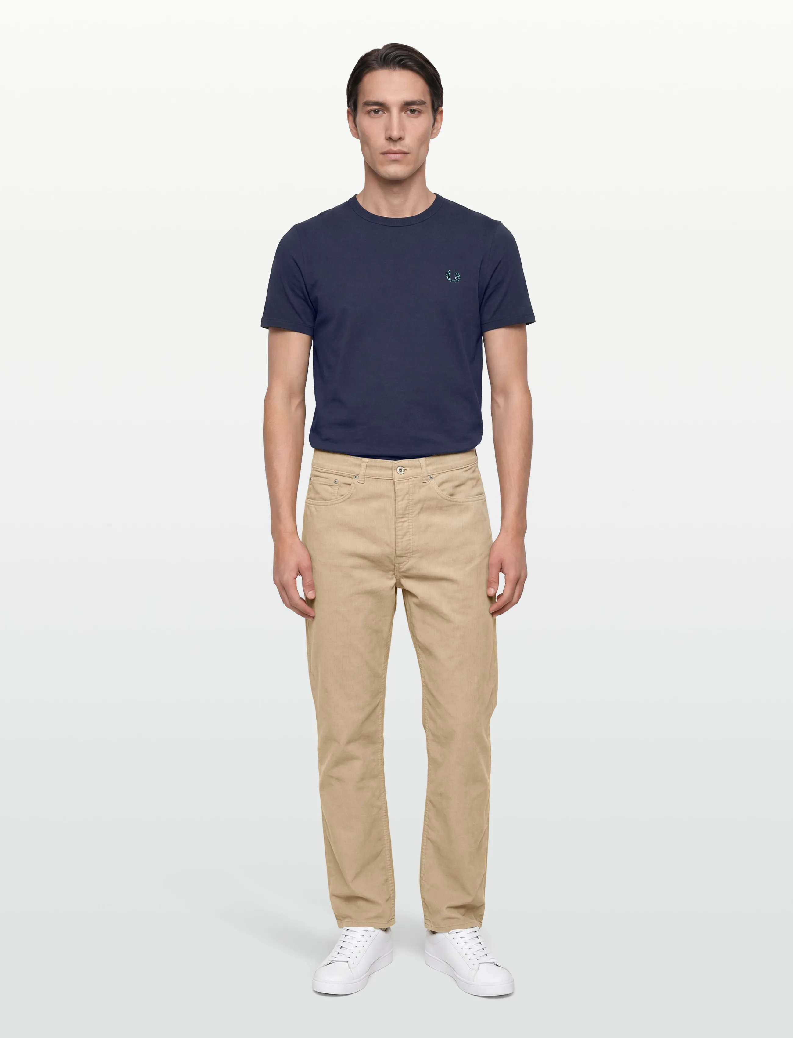 Fred Perry RINGER T-SHIRT - T-Shirts - TENNIS BLUE / navy