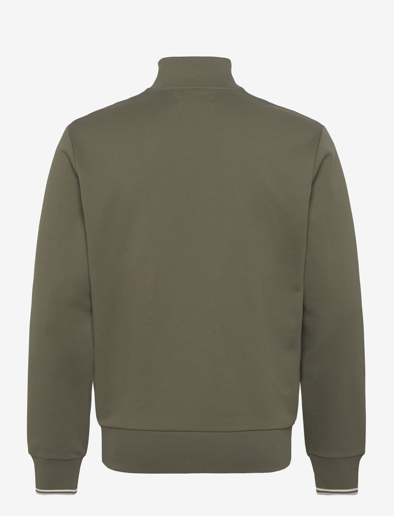 Fred Perry - HALF ZIP SWEATSHIRT - feriefavoritter - laurel wreath green / ecru / d - 1