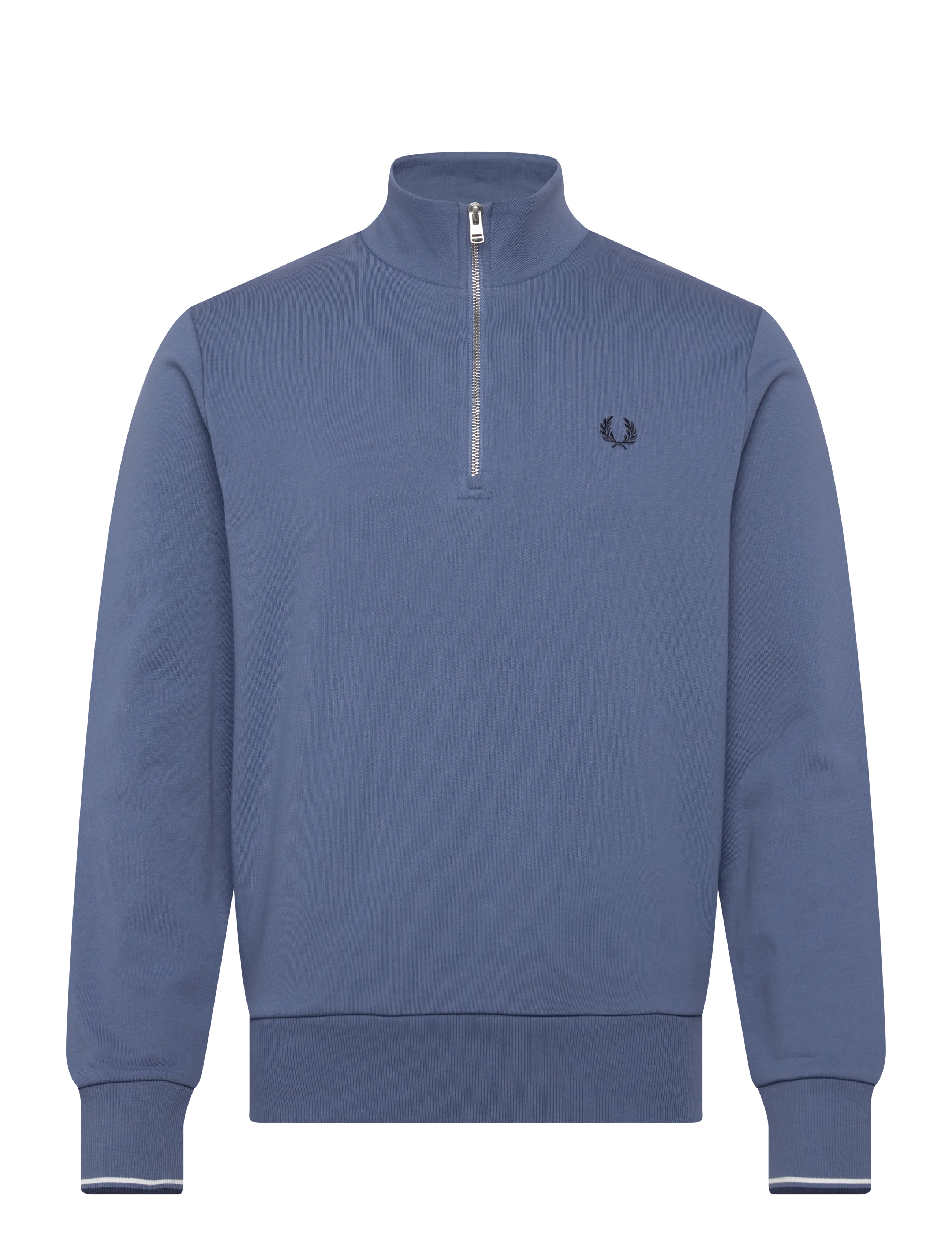 Fred Perry HALF ZIP SWEATSHIRT - Tøj - ABL/SNWT/TNSBL / blue