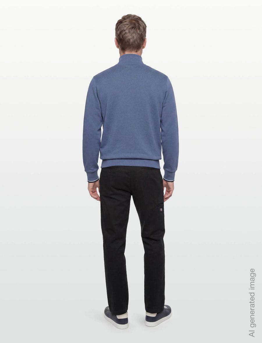 Fred Perry - HALF ZIP SWEATSHIRT - sweatshirts - abl/snwt/tnsbl - 4
