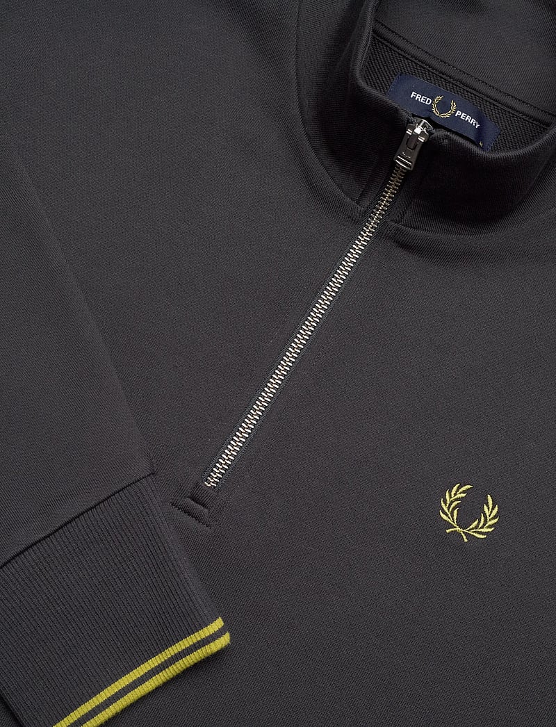 Fred Perry - HALF ZIP SWEATSHIRT - shoppa efter tillfälle - ancgr/tnnsblyell - 2