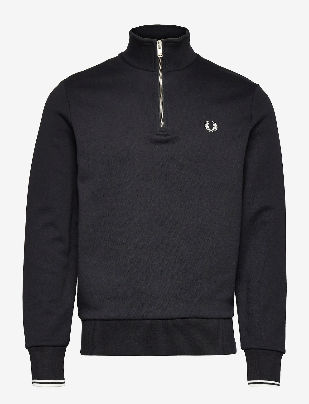 Fred Perry - HALF ZIP SWEATSHIRT - nach anlass kaufen - black - 0