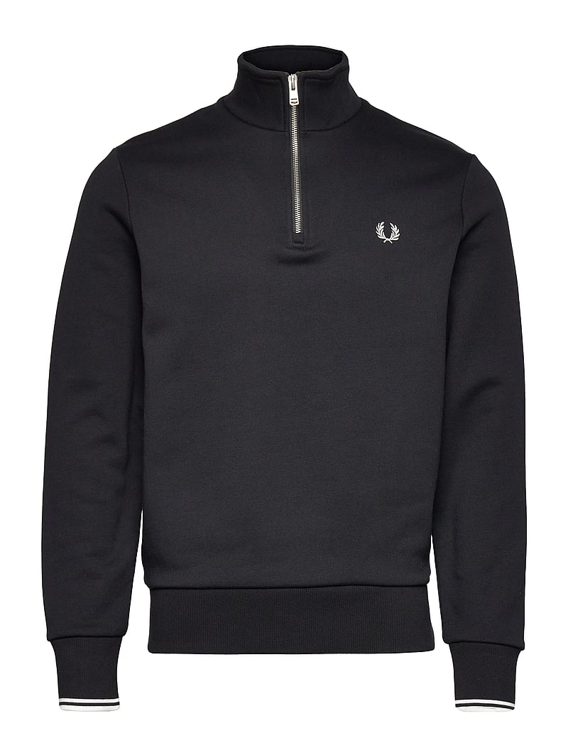 Fred Perry - HALF ZIP SWEATSHIRT - nach anlass kaufen - black - 0