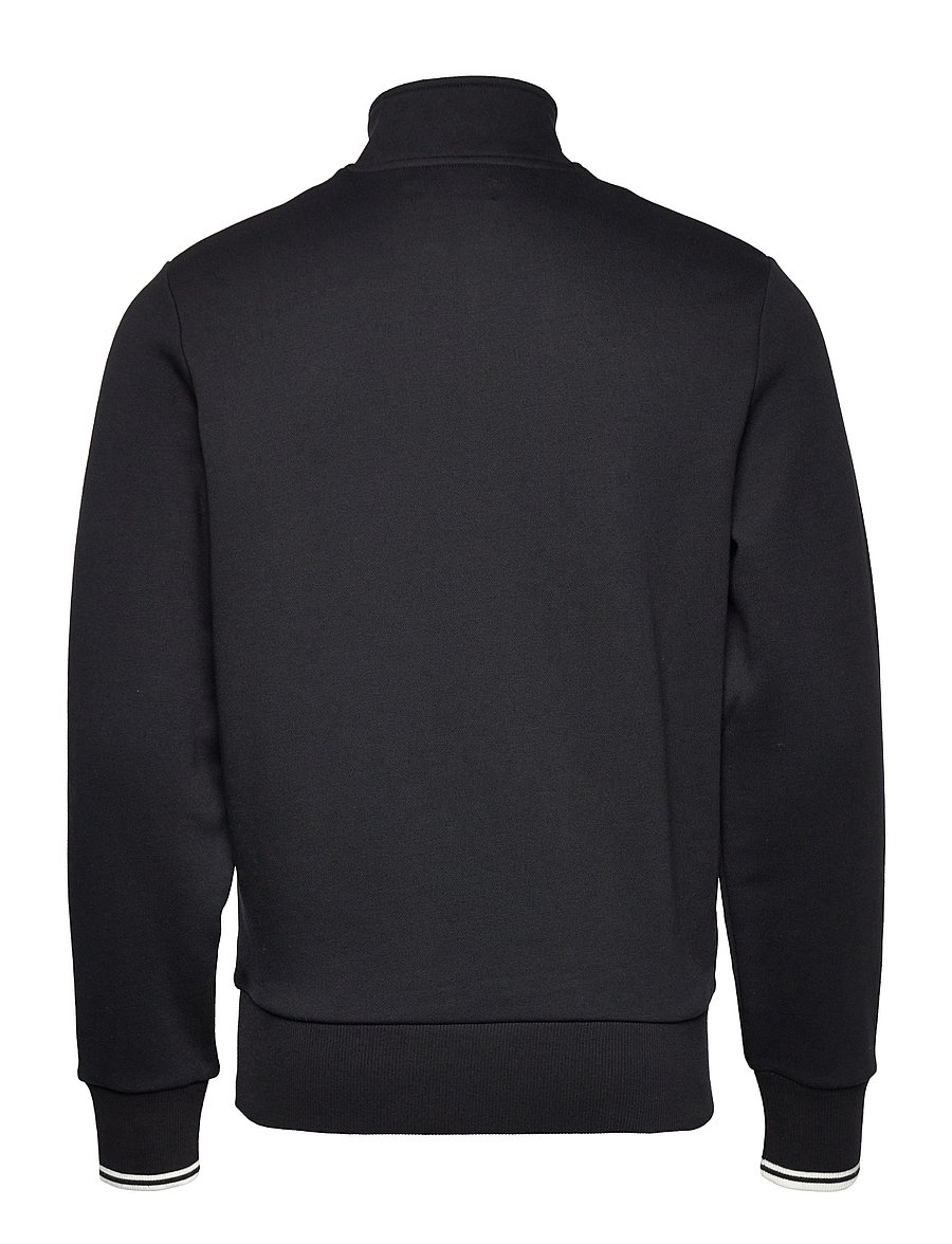 Fred Perry - HALF ZIP SWEATSHIRT - dressipluusid - black - 1