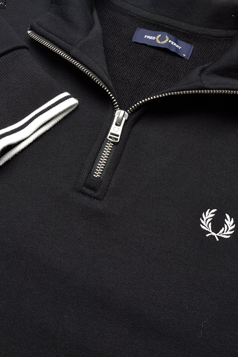 Fred Perry - HALF ZIP SWEATSHIRT - nach anlass kaufen - black - 2