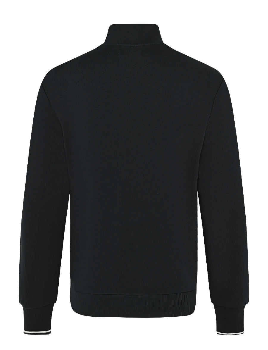 Fred Perry - HALF ZIP SWEATSHIRT - shop by occasion - blk/ecr/lrlwgren - 1