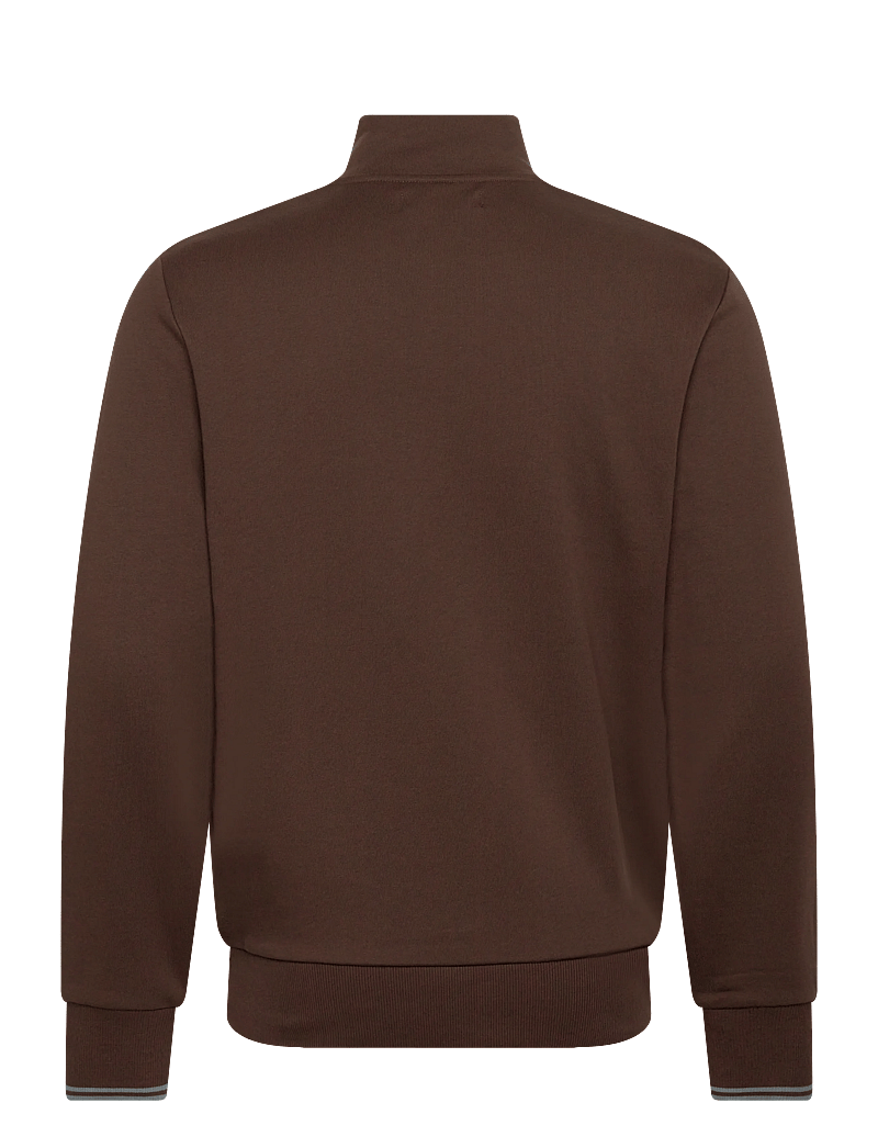 Fred Perry - HALF ZIP SWEATSHIRT - shop efter anledning - brnttbcc/stkprtb - 1