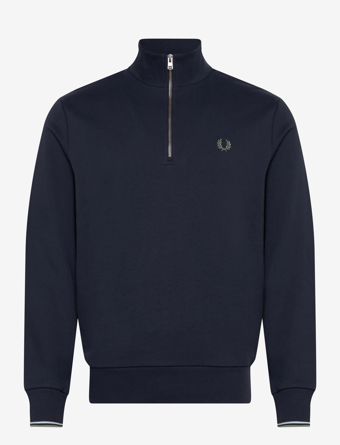 Fred Perry - HALF ZIP SWEATSHIRT - shop by occasion - drkairf/lic/bayl - 0