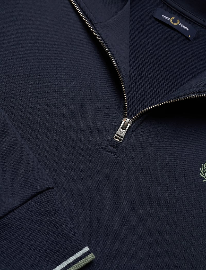 Fred Perry - HALF ZIP SWEATSHIRT - shop by occasion - drkairf/lic/bayl - 2