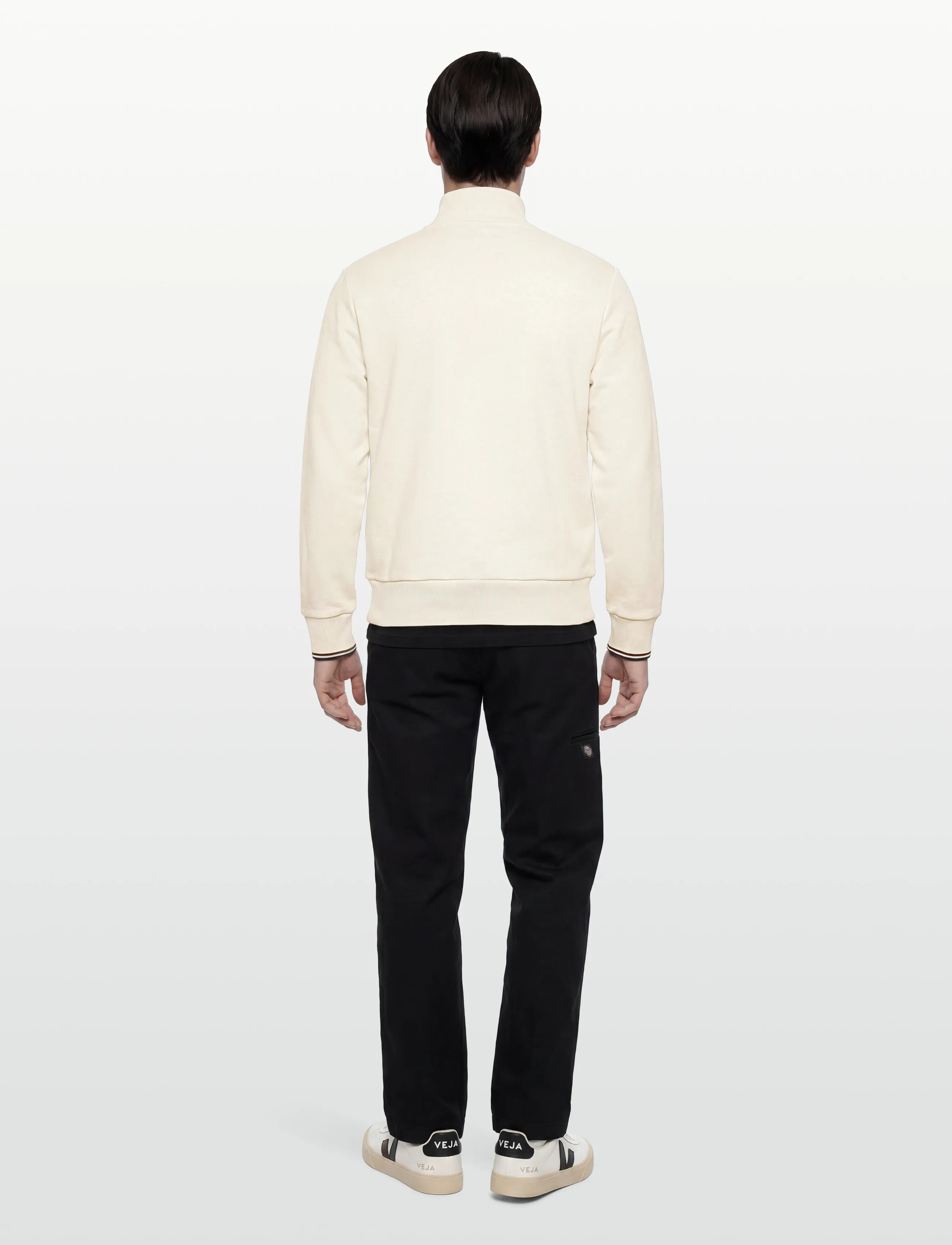Fred Perry - HALF ZIP SWEATSHIRT - sweats - ecr/oxbld/grsrts - 4