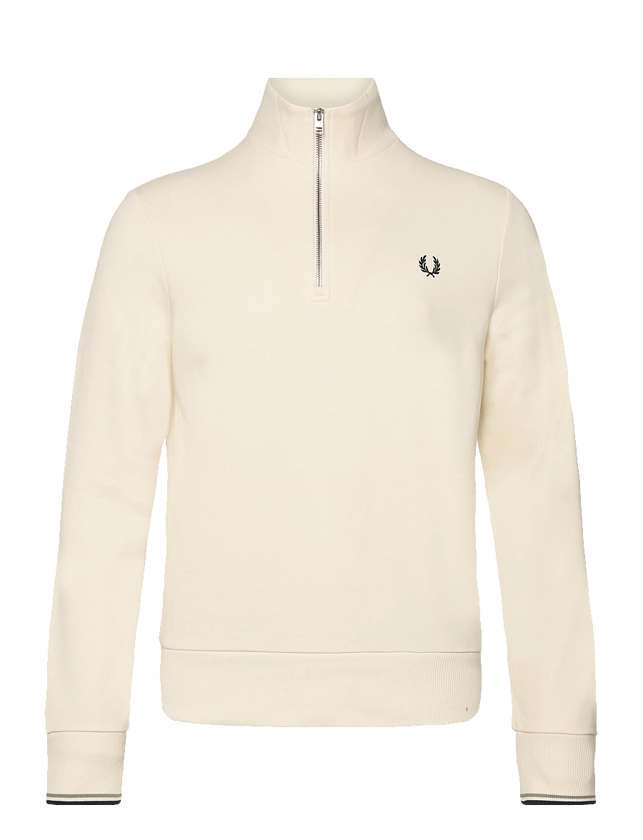 Fred Perry - HALF ZIP SWEATSHIRT - shop by occasion - ecr/seagrs/dkair - 0