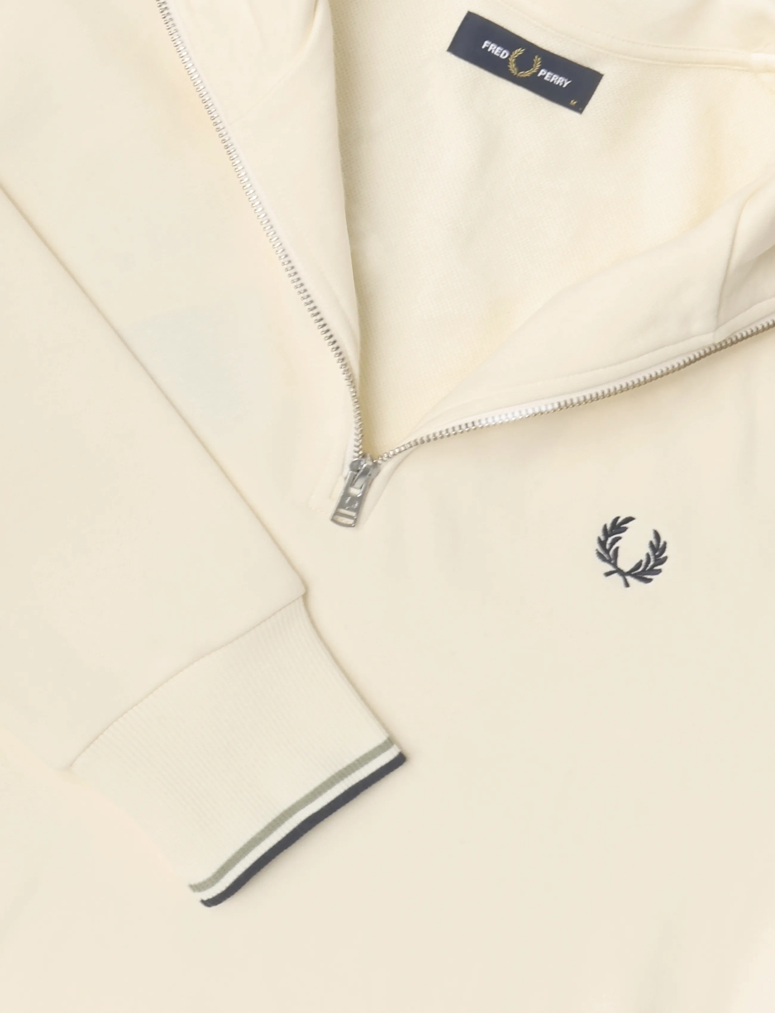 Fred Perry - HALF ZIP SWEATSHIRT - shop by occasion - ecr/seagrs/dkair - 2