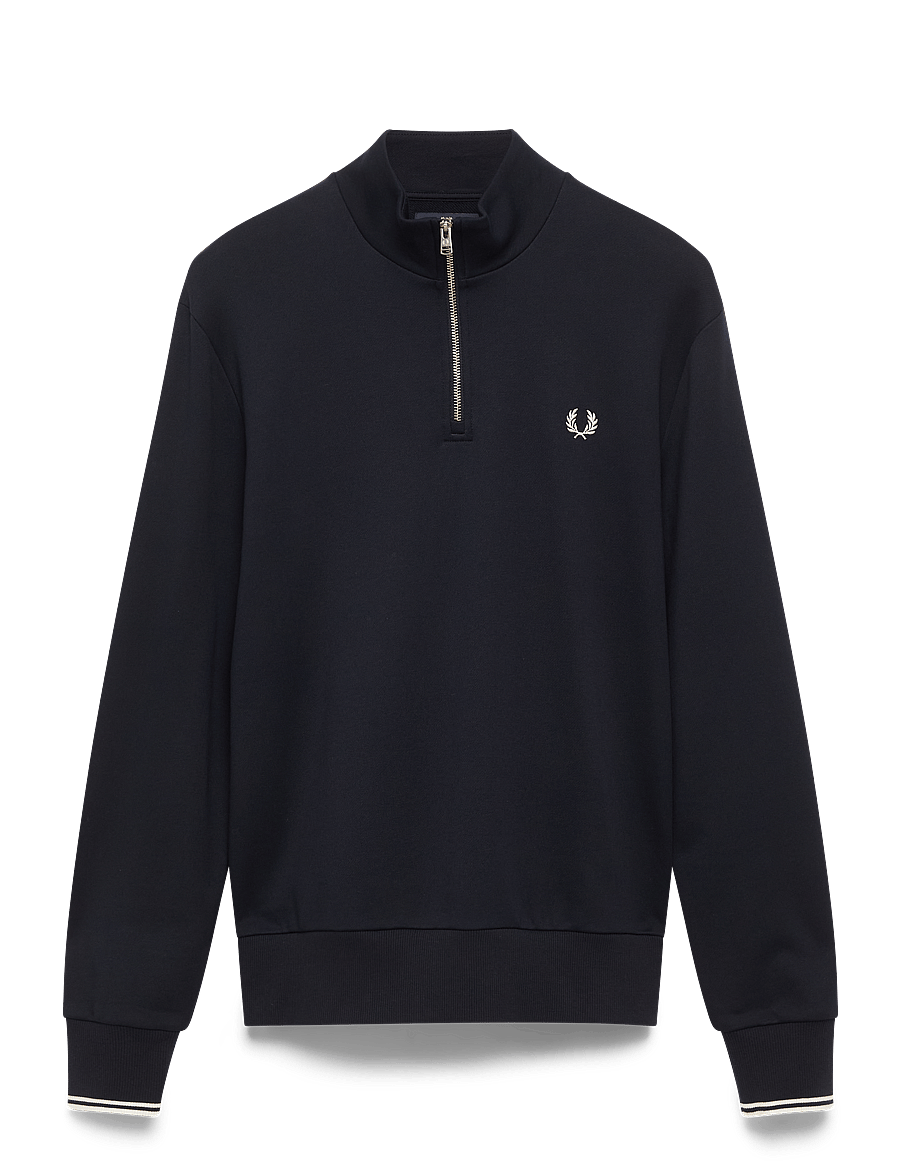 Fred Perry - HALF ZIP SWEATSHIRT - sweats - navy - 1