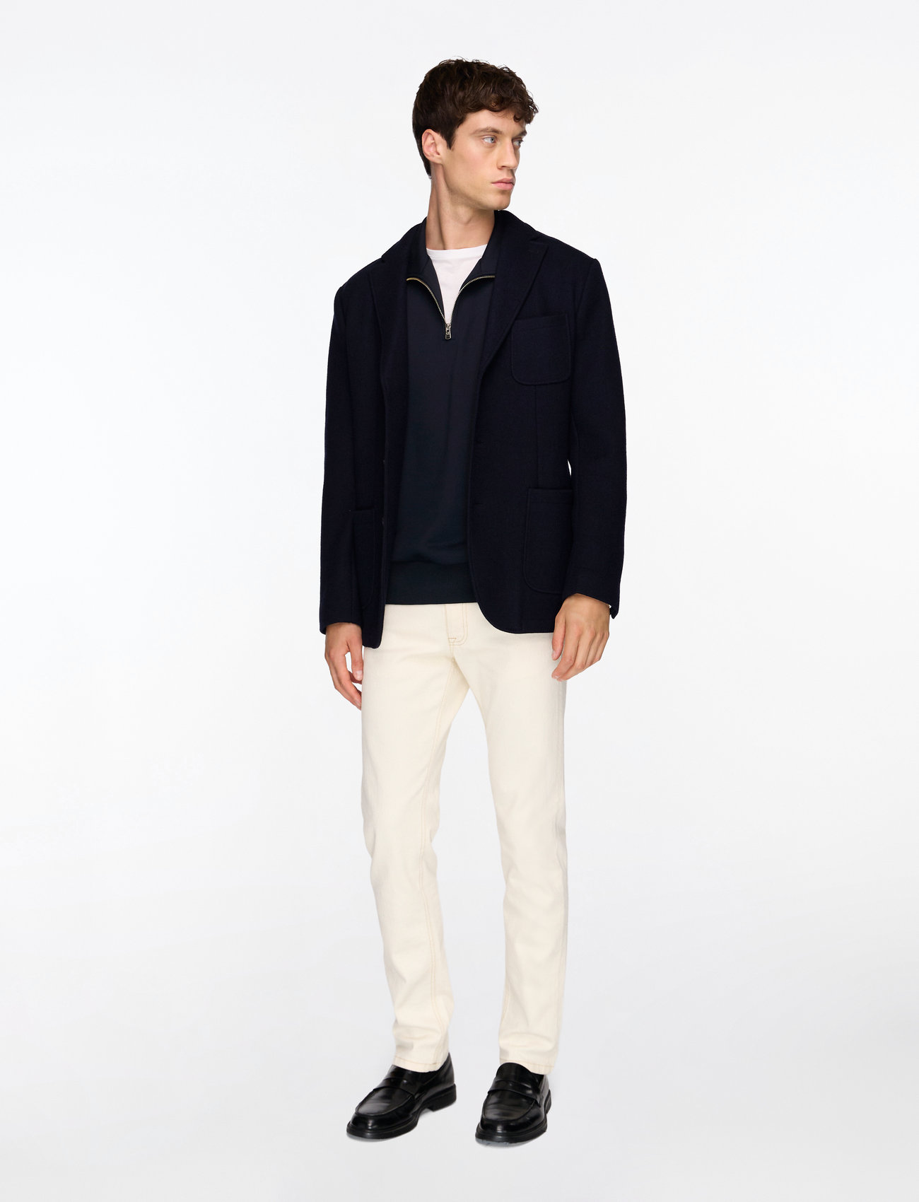 Fred Perry - HALF ZIP SWEATSHIRT - shoppa efter tillfälle - navy - 2