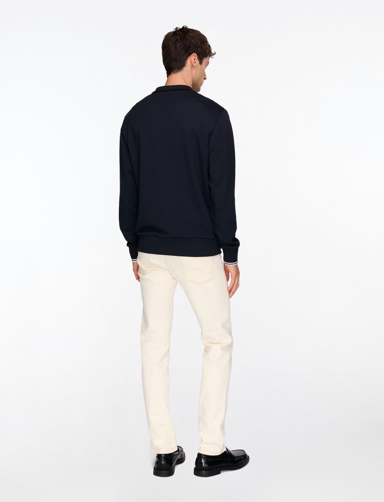 Fred Perry - HALF ZIP SWEATSHIRT - shoppa efter tillfälle - navy - 4