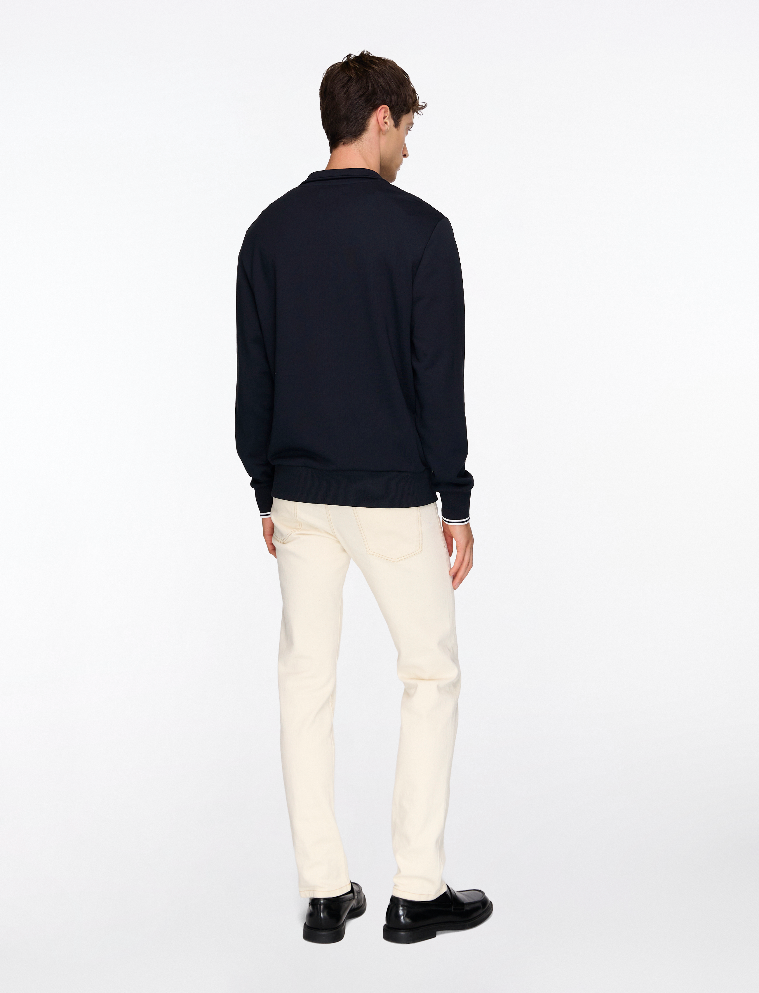 Fred Perry - HALF ZIP SWEATSHIRT - puhkuse põhitooted - navy - 4