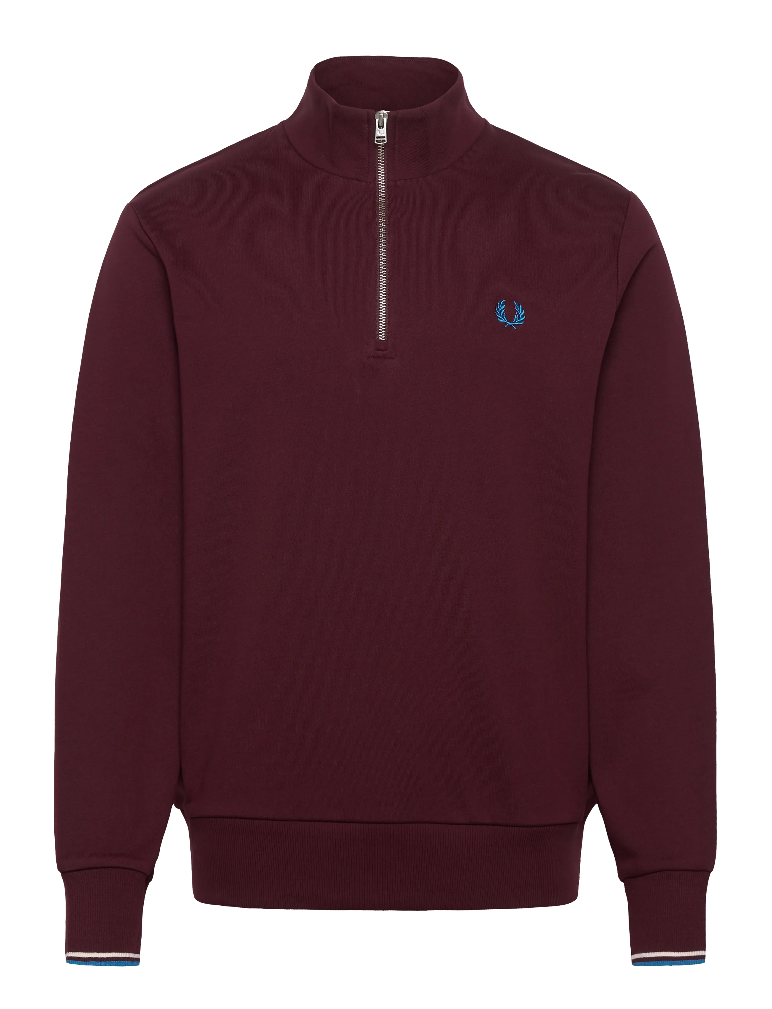 HALF ZIP SWEATSHIRT - OXBLD/ECR/CRTBLU