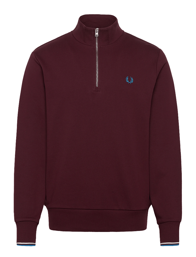 Fred Perry - HALF ZIP SWEATSHIRT - shop efter anledning - oxbld/ecr/crtblu - 0