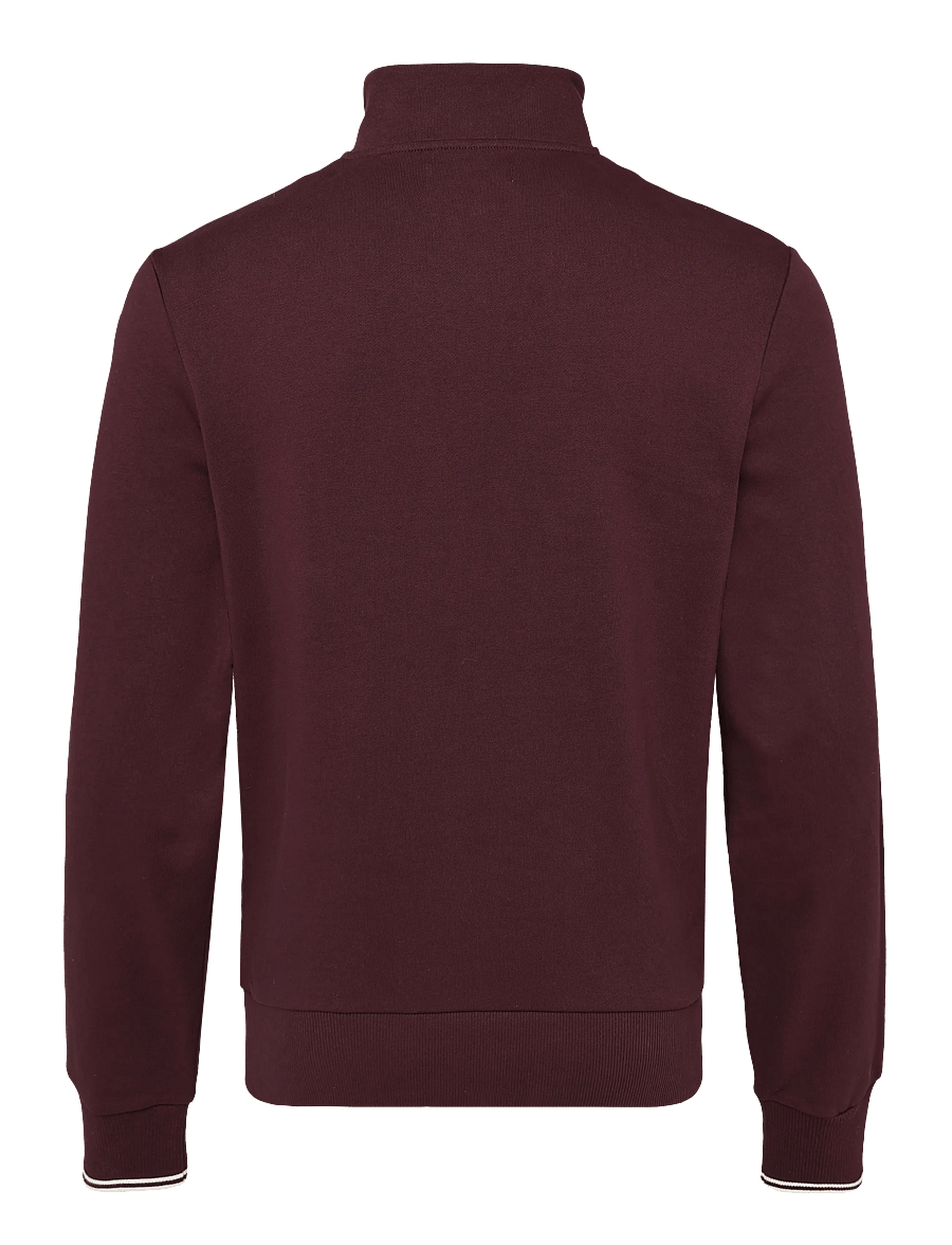 Fred Perry - HALF ZIP SWEATSHIRT - shop by occasion - oxblood/ecru - 2