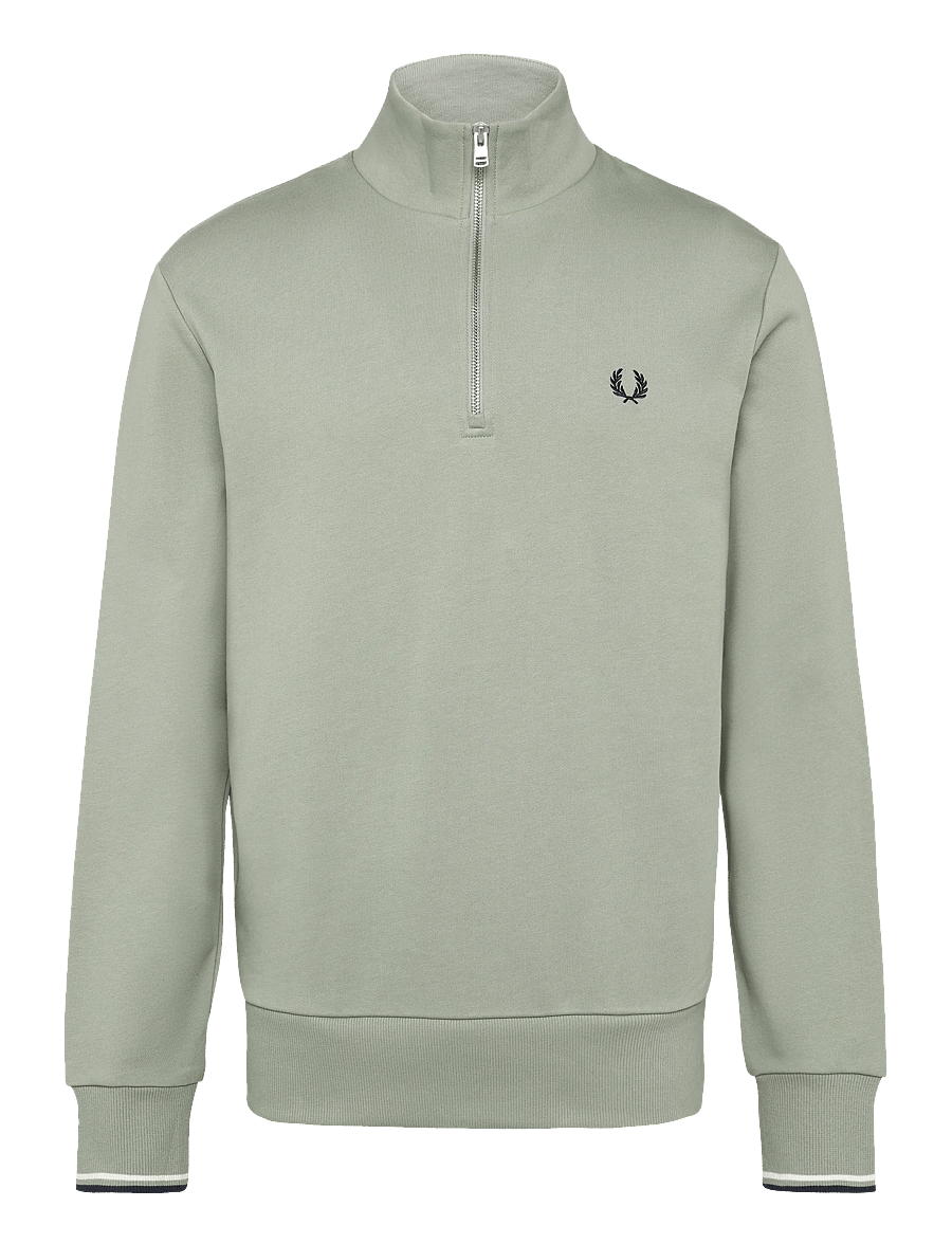 Fred Perry - HALF ZIP SWEATSHIRT - shop by occasion - seagrs/ecr/dkair - 0