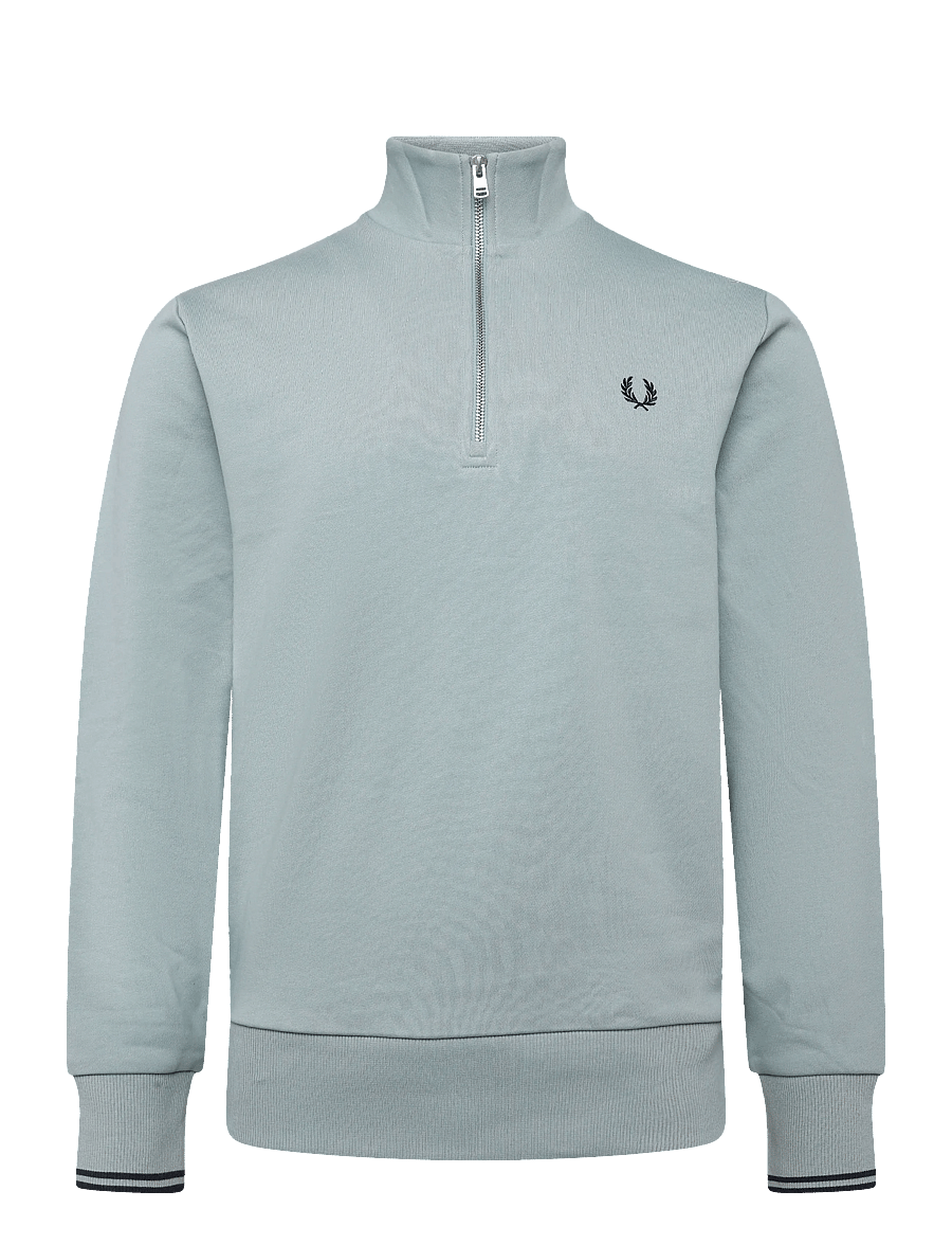 Fred Perry - HALF ZIP SWEATSHIRT - shop by occasion - slvrbl/dkaf/dkaf - 0