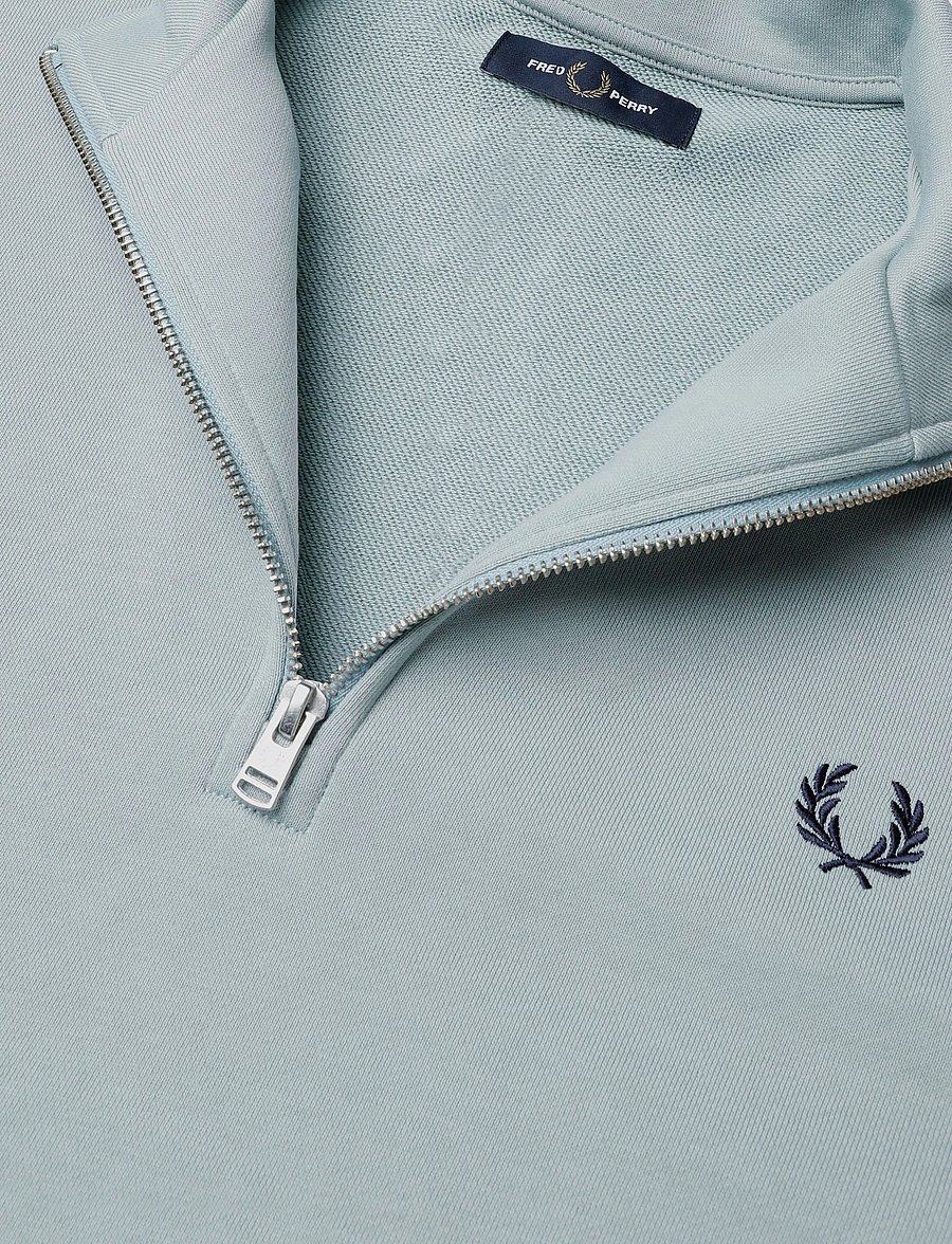 Fred Perry - HALF ZIP SWEATSHIRT - shop by occasion - slvrbl/dkaf/dkaf - 2